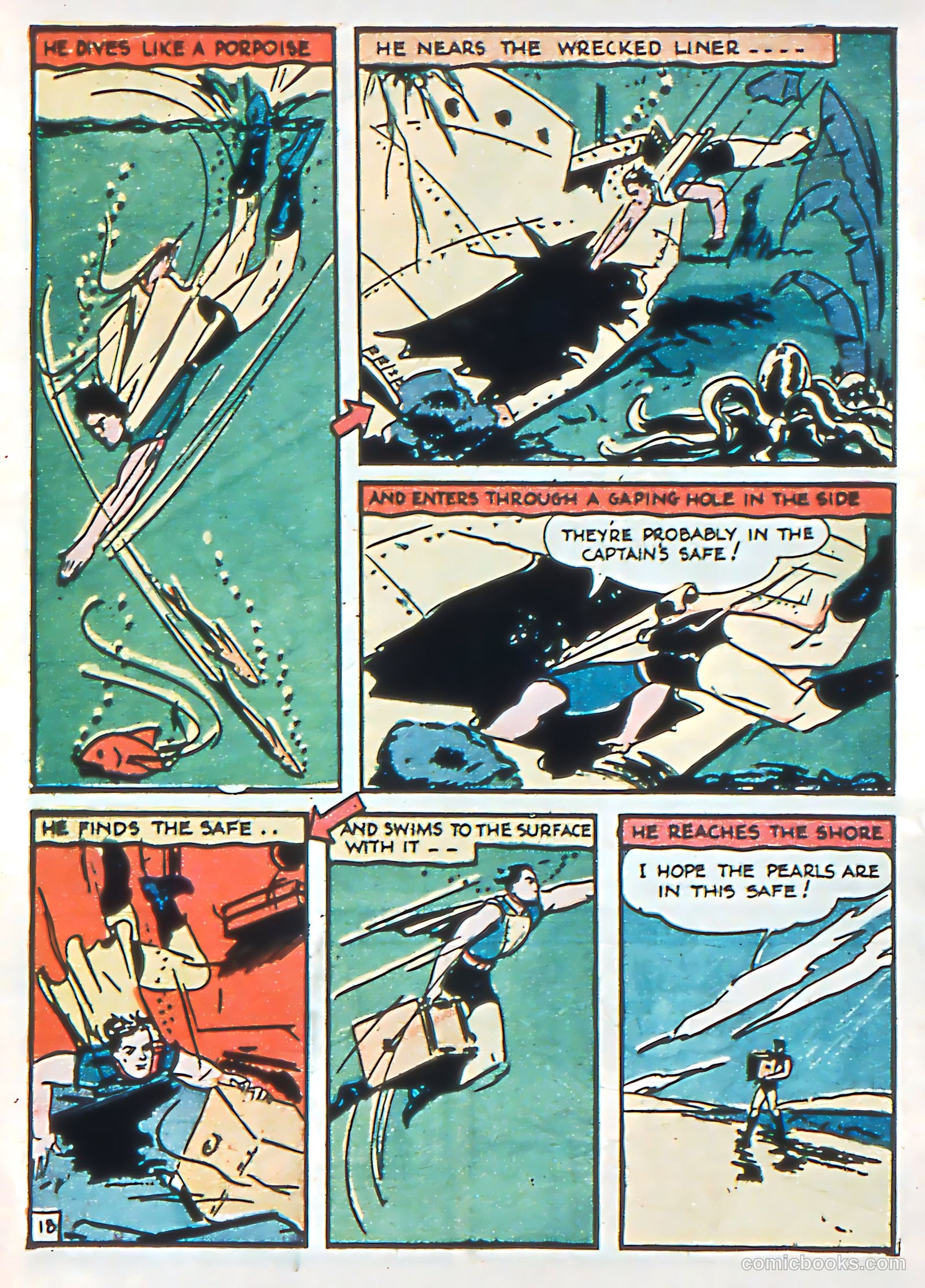 Crash Comics #1 (1948, Rayburn Productions) — page 20 of 68