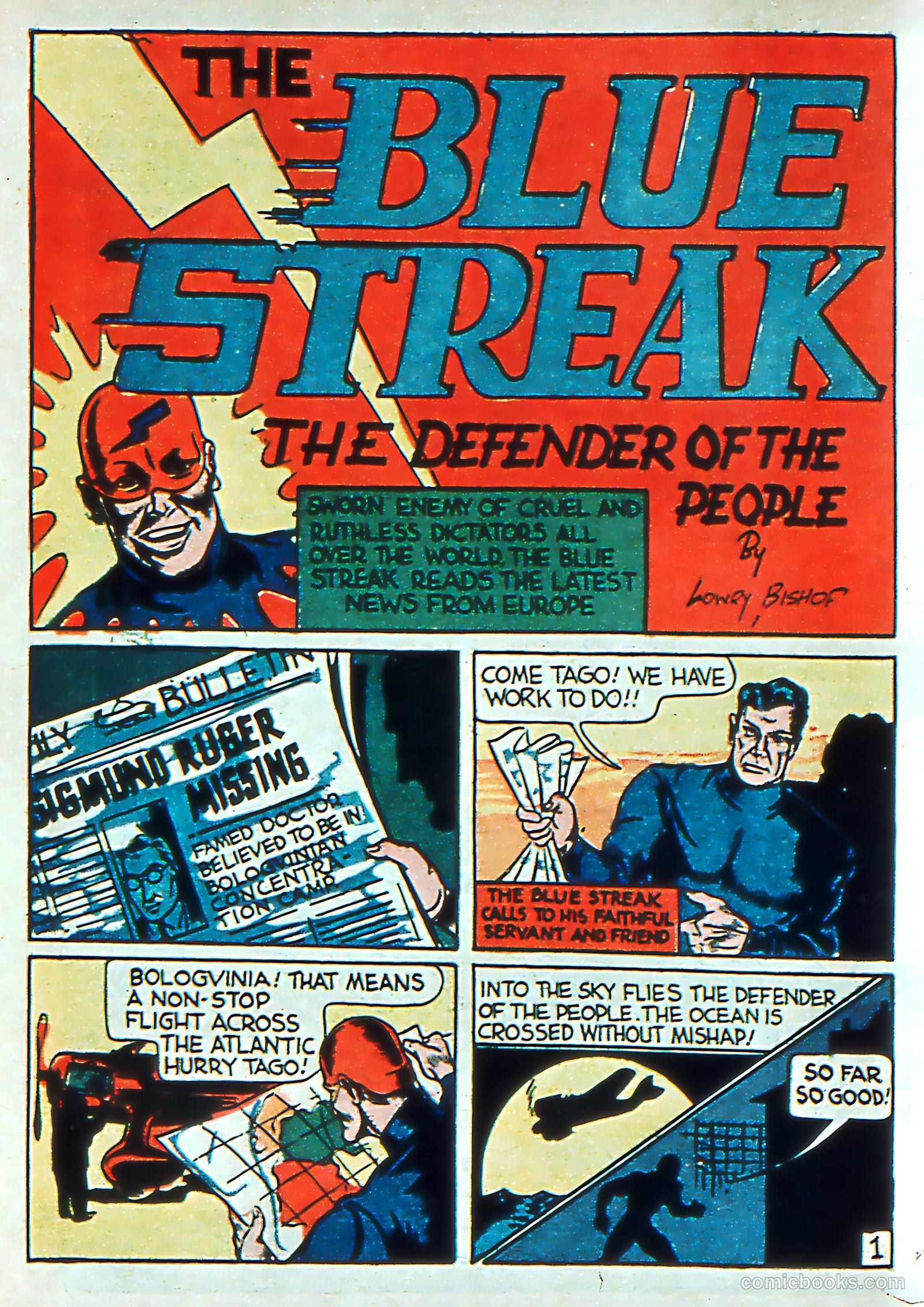 Crash Comics #1 (1948, Rayburn Productions) — page 40 of 68