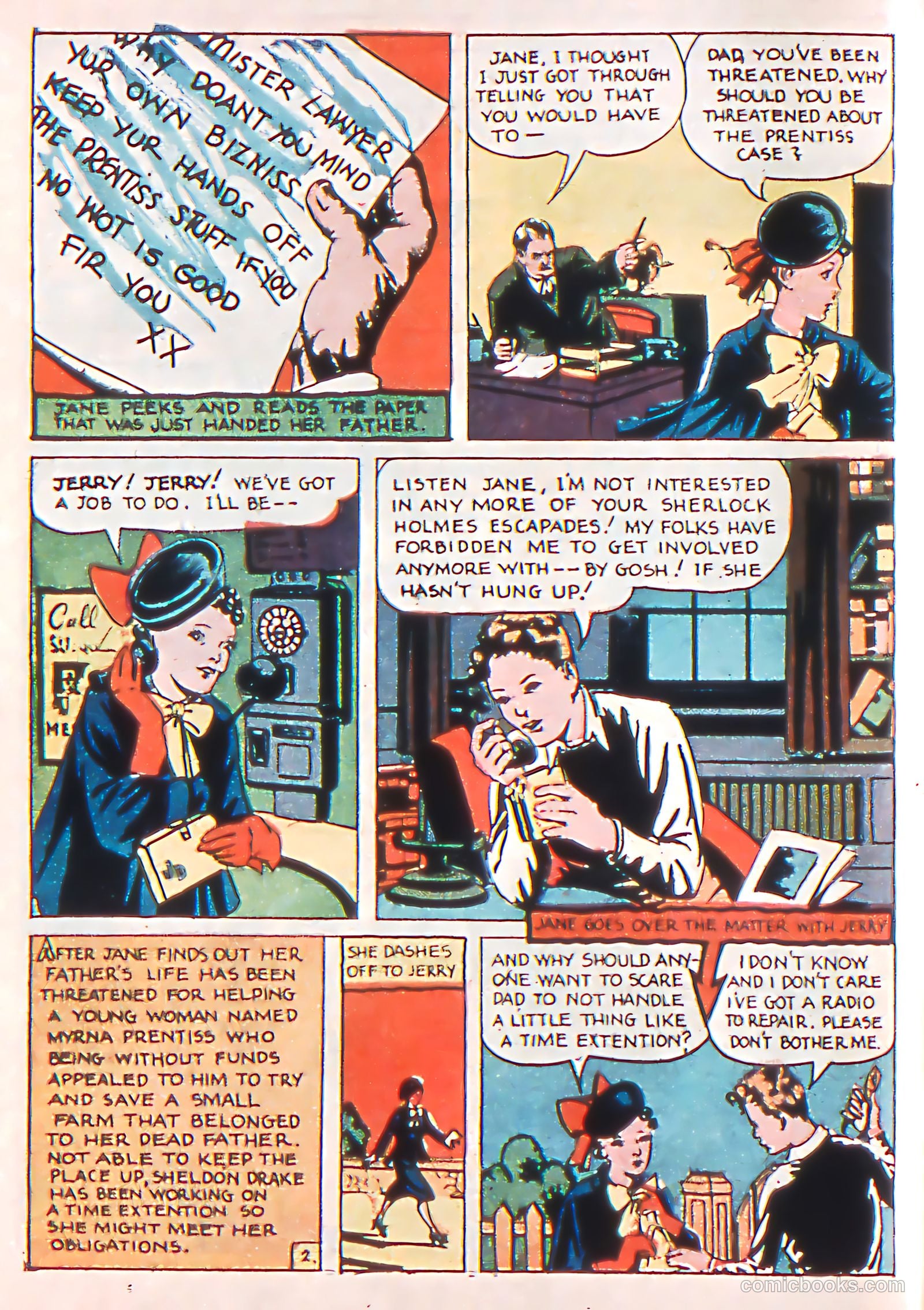 Crash Comics #1 (1948, Rayburn Productions) — page 50 of 68