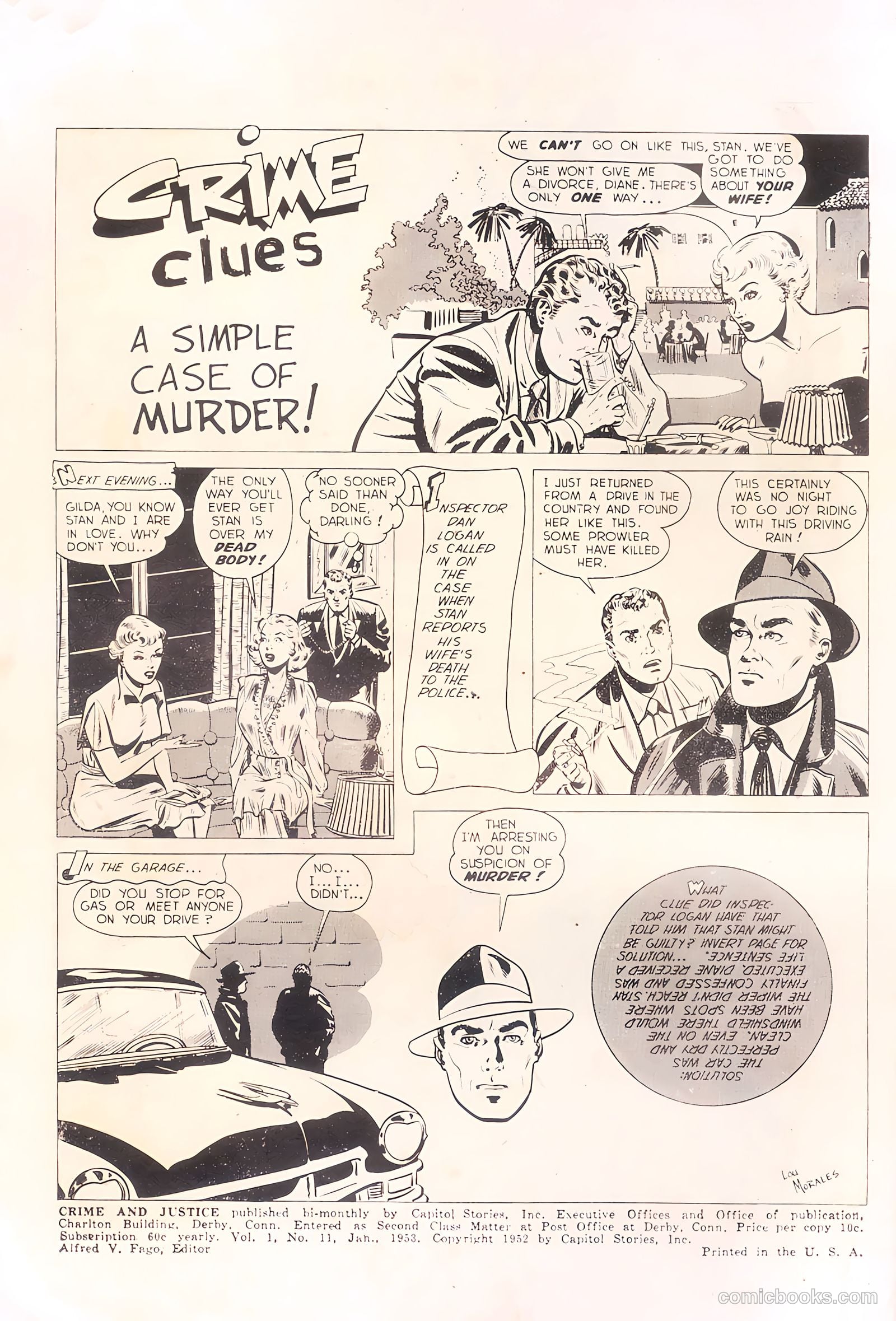 Crime and Justice #11 (1953) — page 2