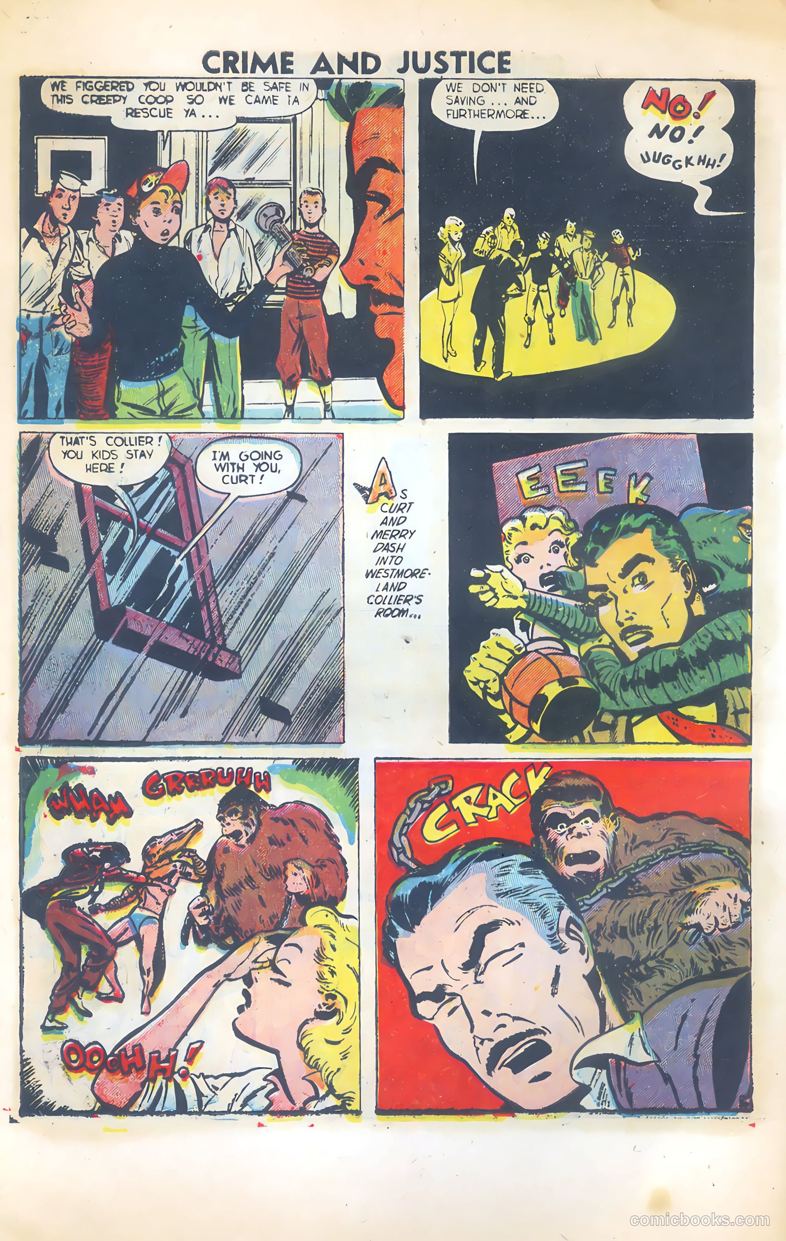 Crime and Justice #11 (1953) — page 8