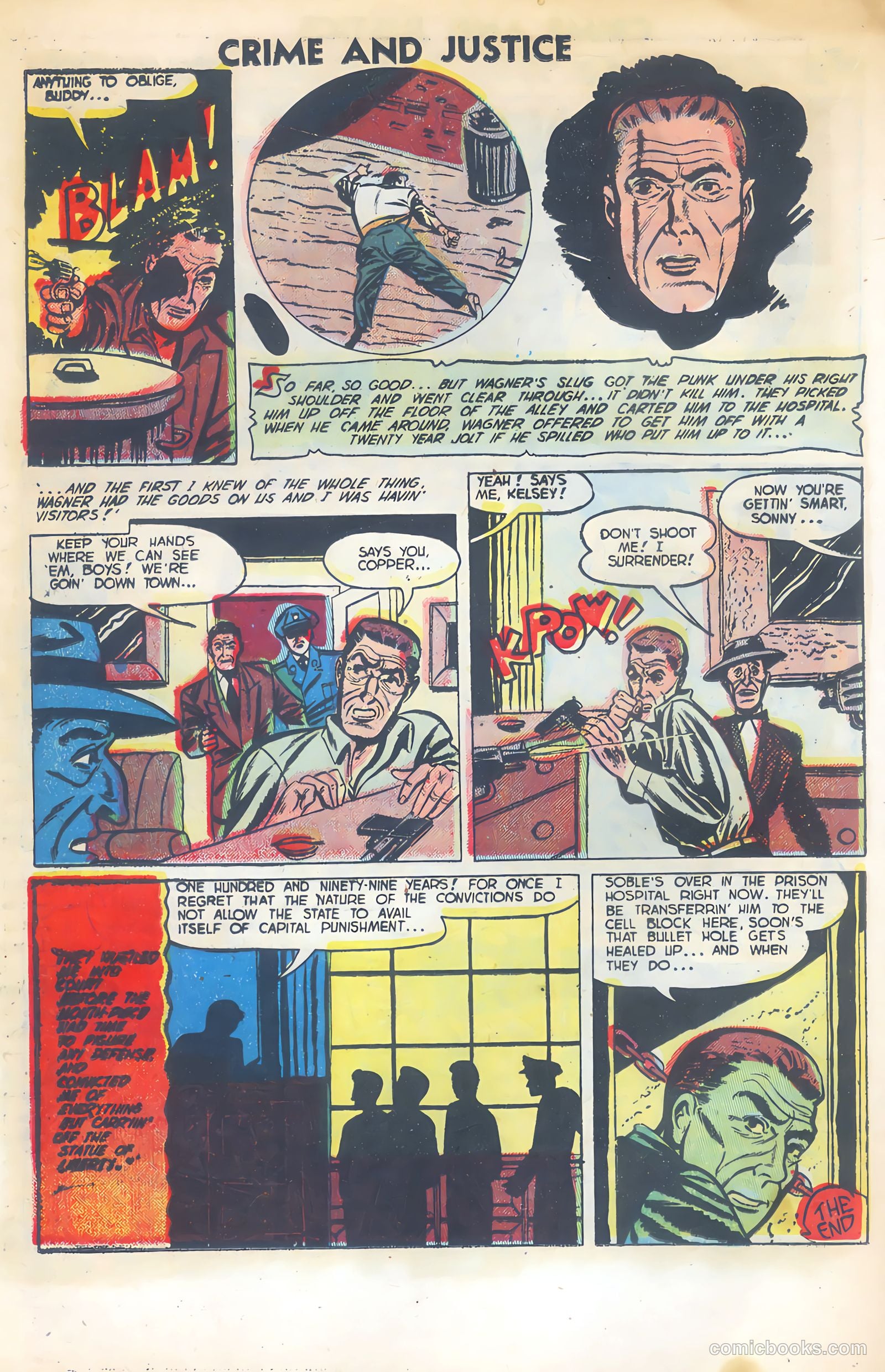 Crime and Justice #11 (1953) — page 16