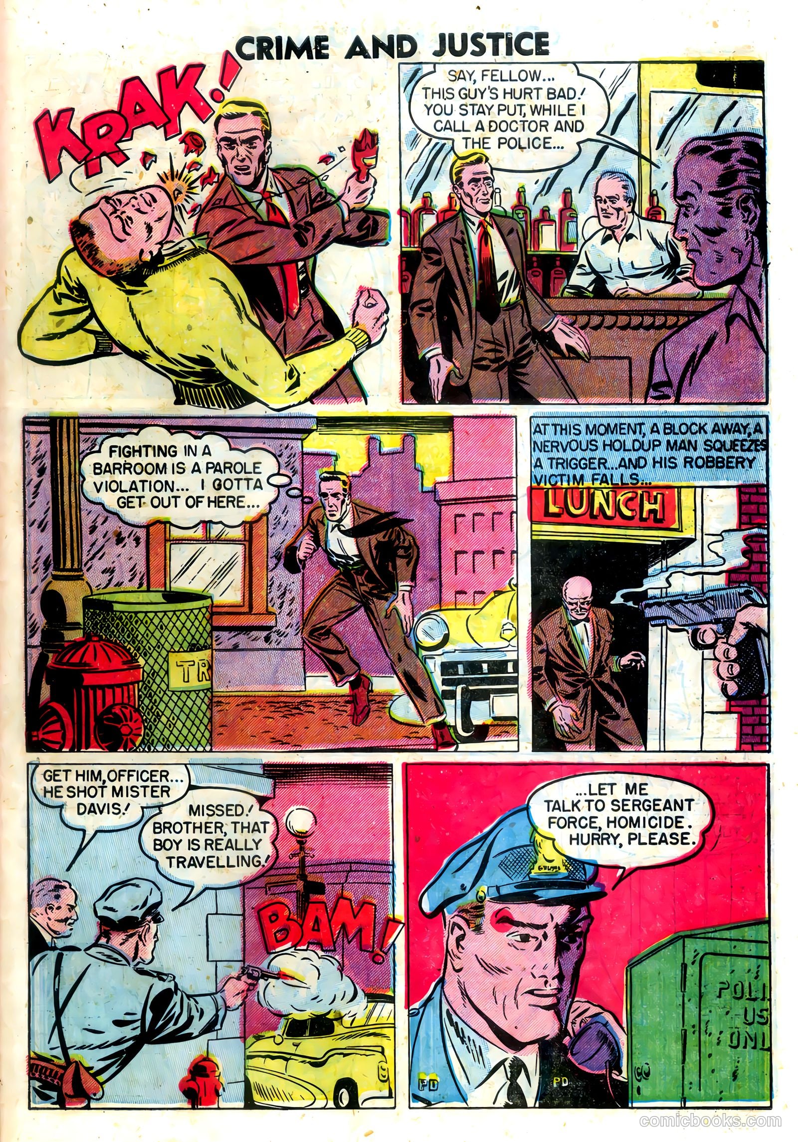 Crime and Justice #12 (1953) — page 28