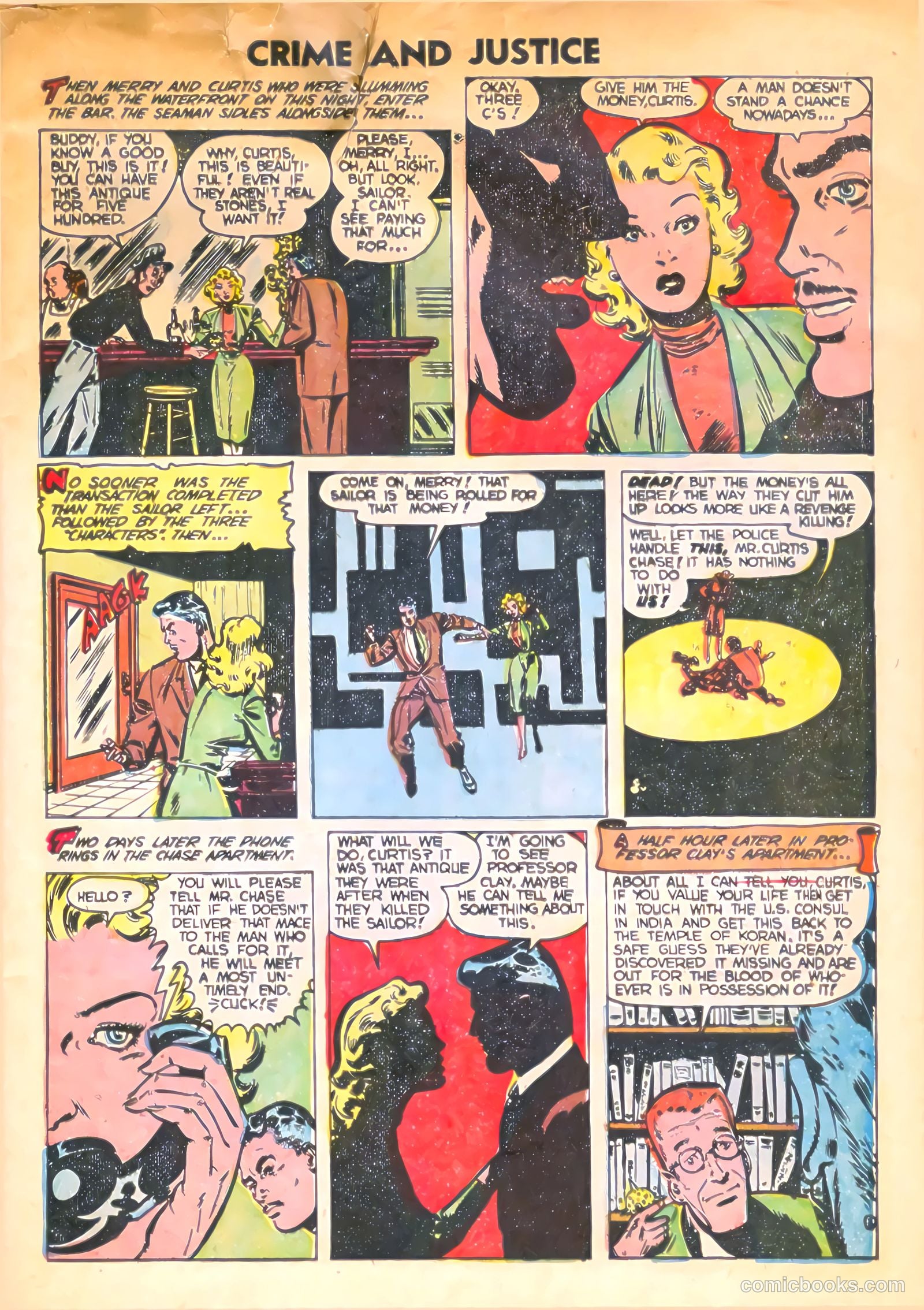 Crime and Justice #13 (1953) — page 5