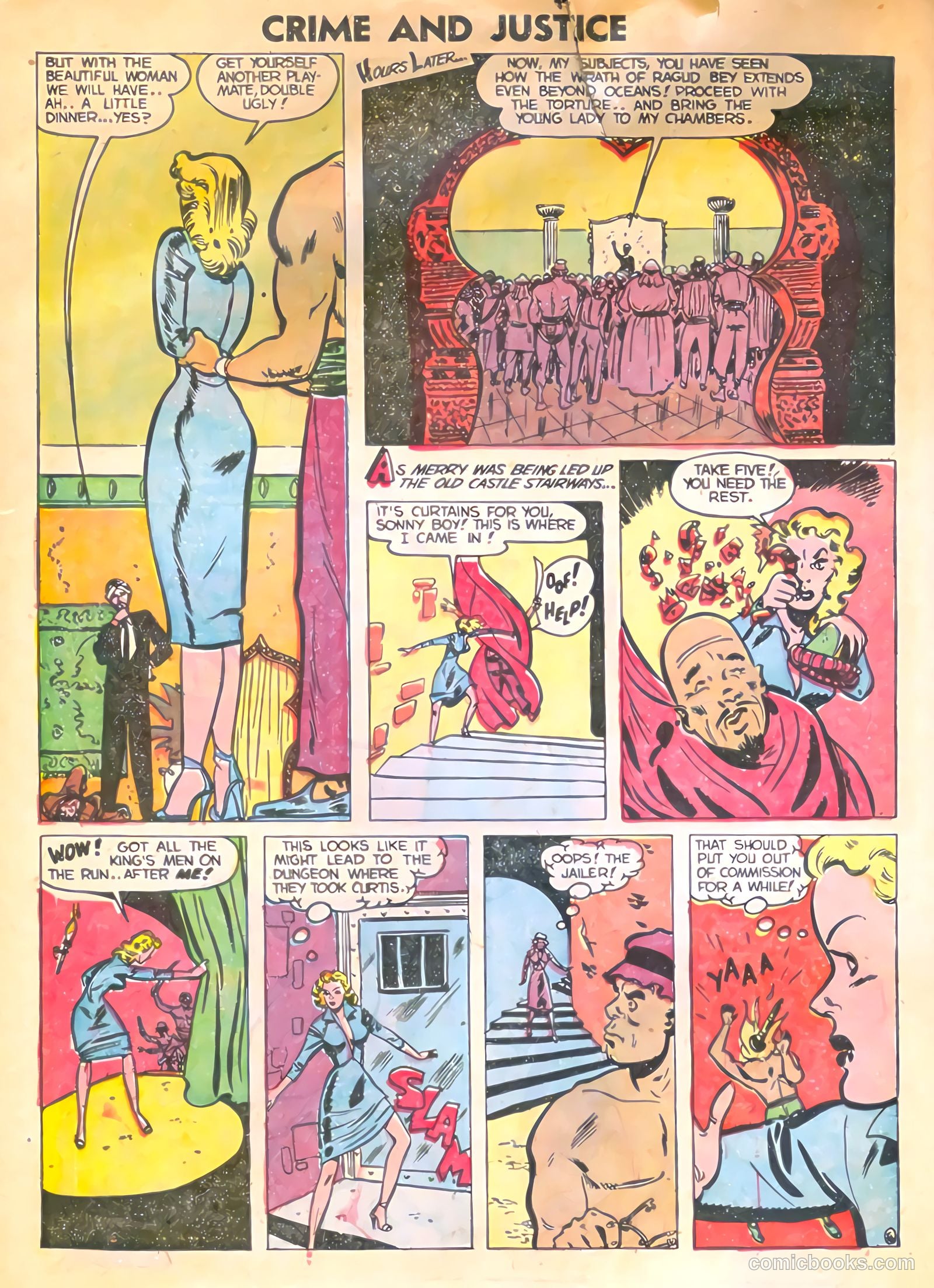 Crime and Justice #13 (1953) — page 8