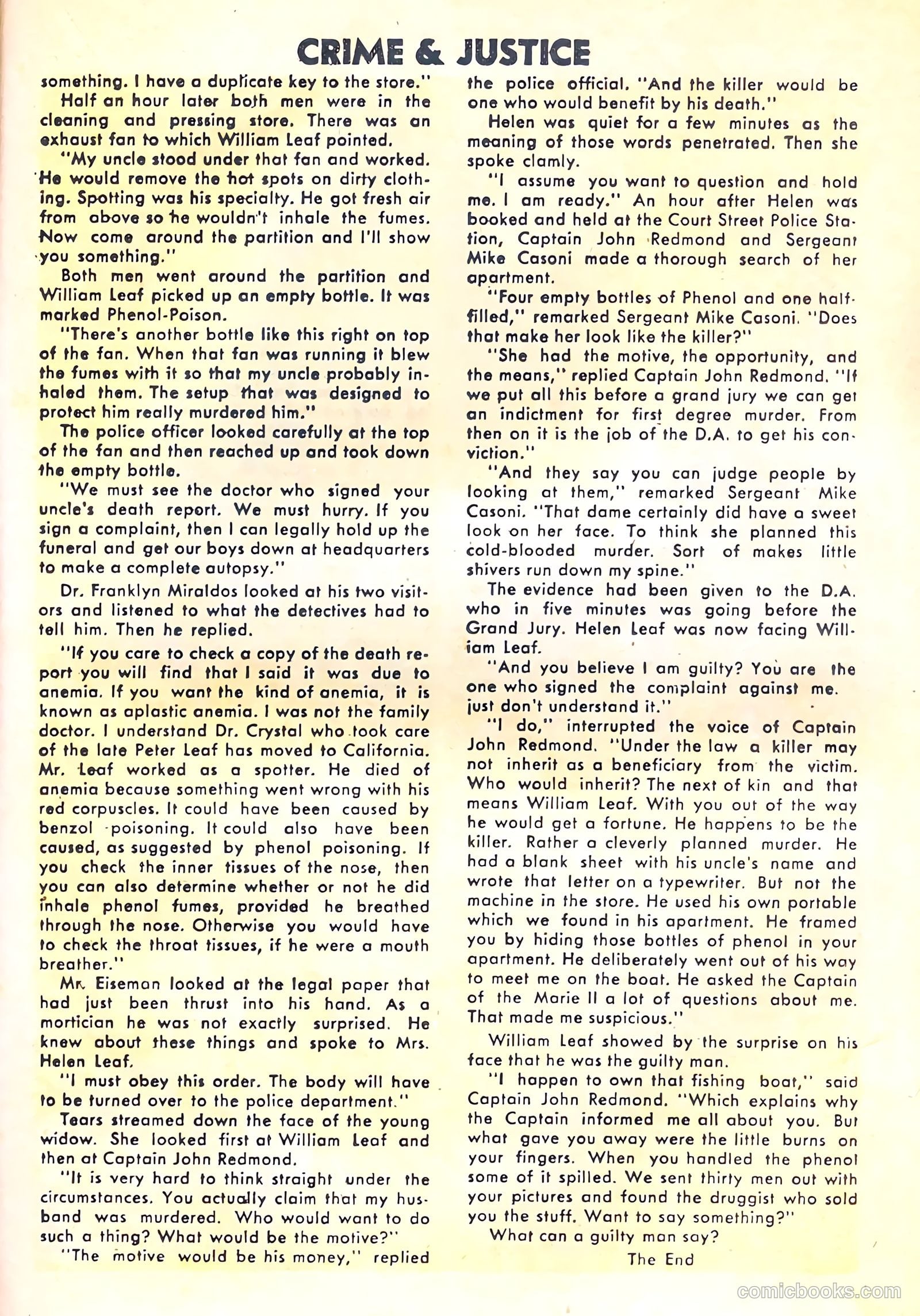 Crime and Justice #15 (1953) — page 21