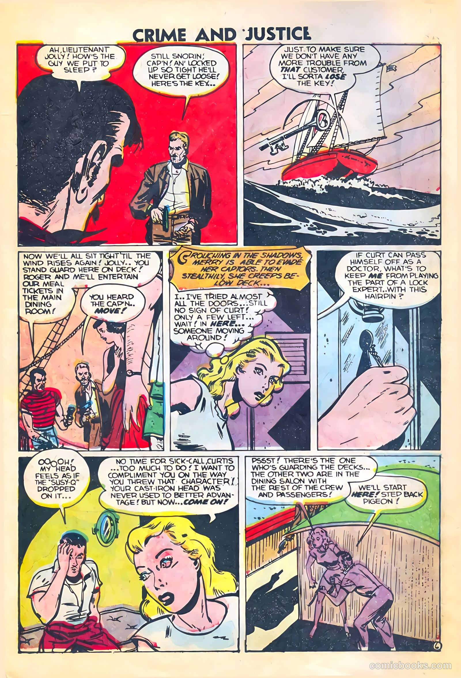 Crime and Justice #16 (1953) — page 8