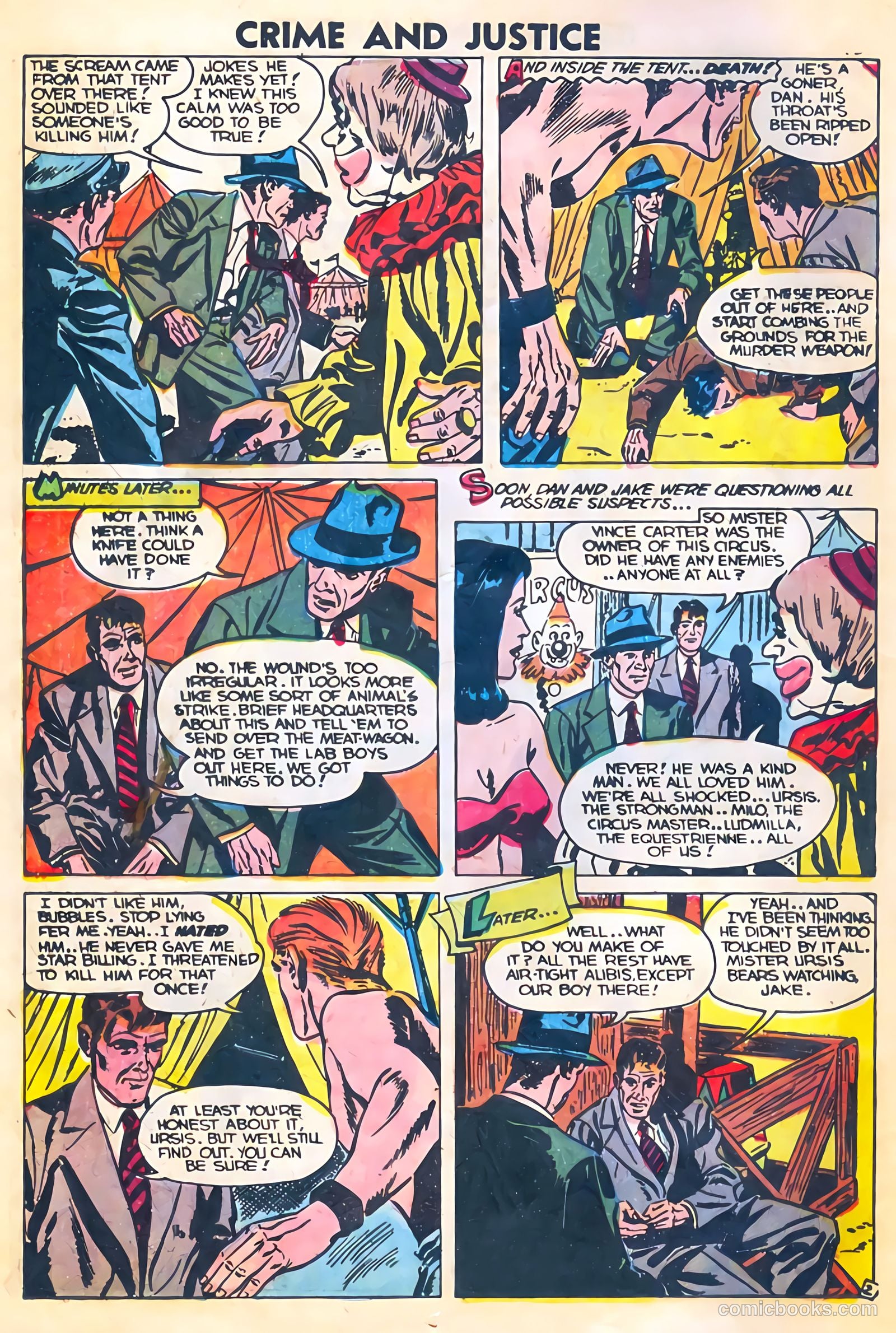 Crime and Justice #16 (1953) — page 12