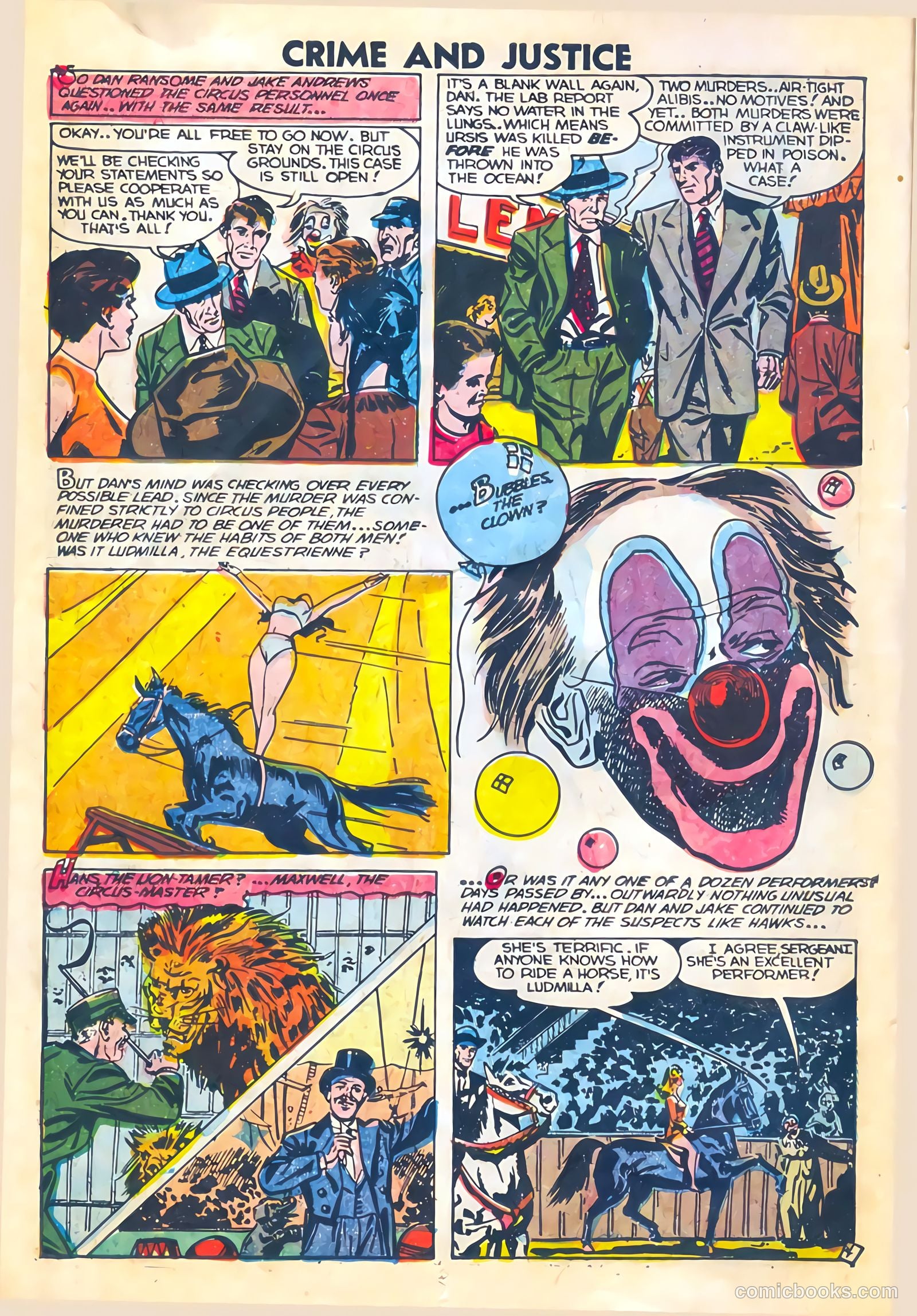 Crime and Justice #16 (1953) — page 14