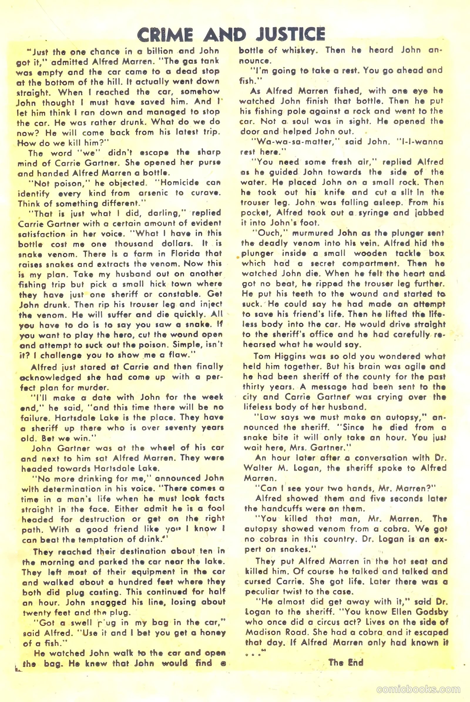 Crime and Justice #16 (1953) — page 19