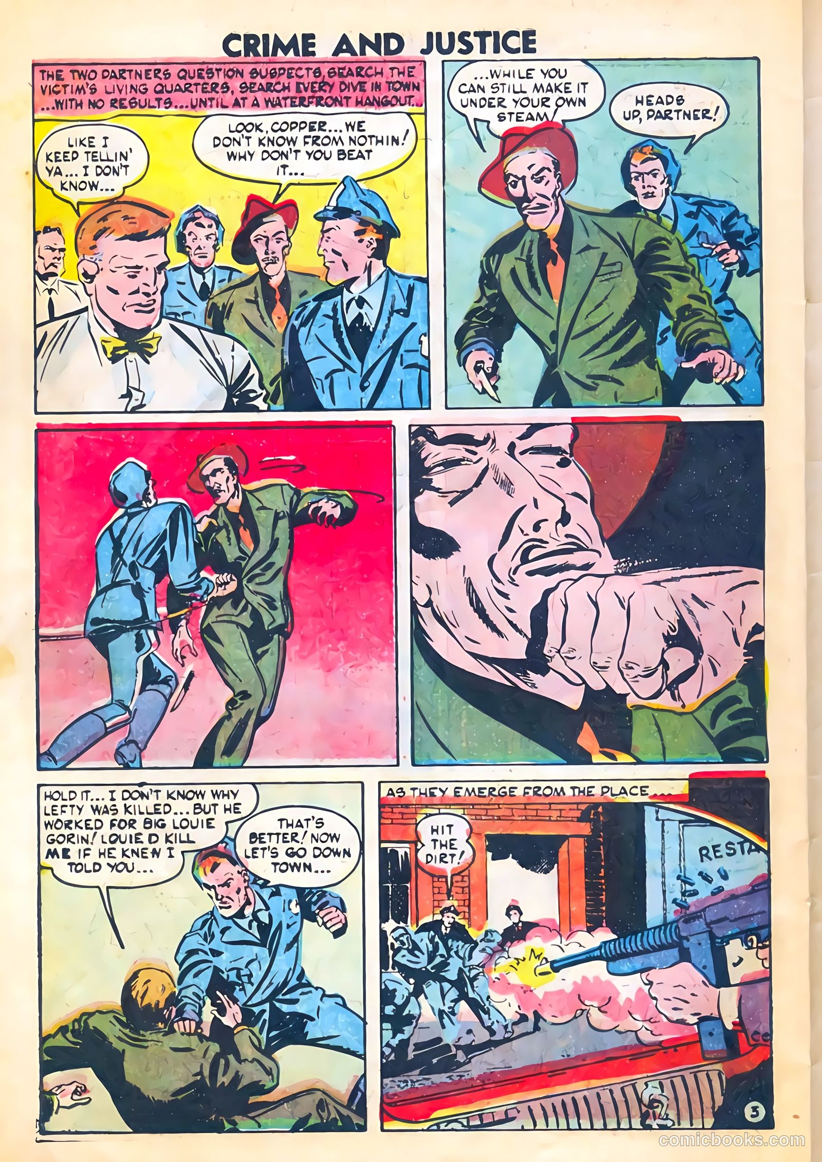 Crime and Justice #16 (1953) — page 28