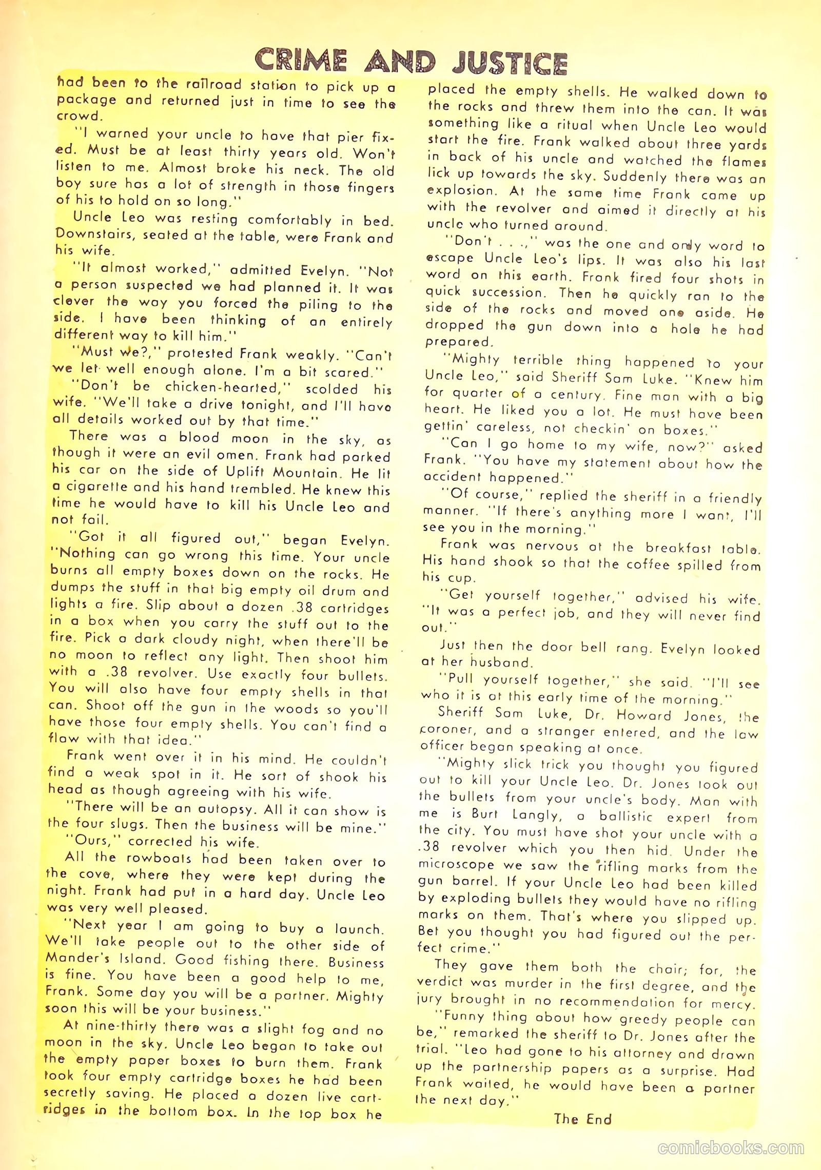 Crime and Justice #17 (1954) — page 19