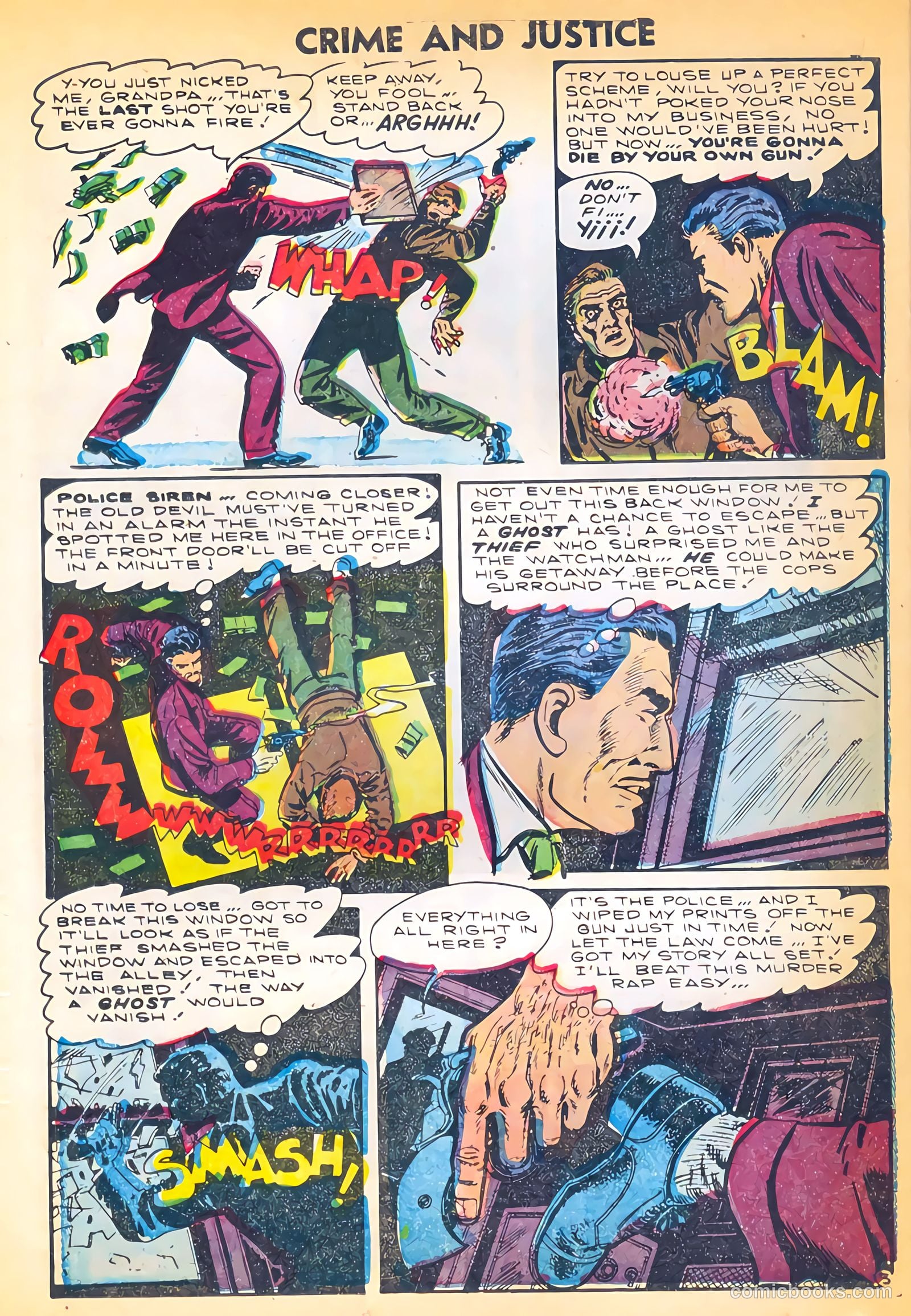 Crime and Justice #17 (1954) — page 22