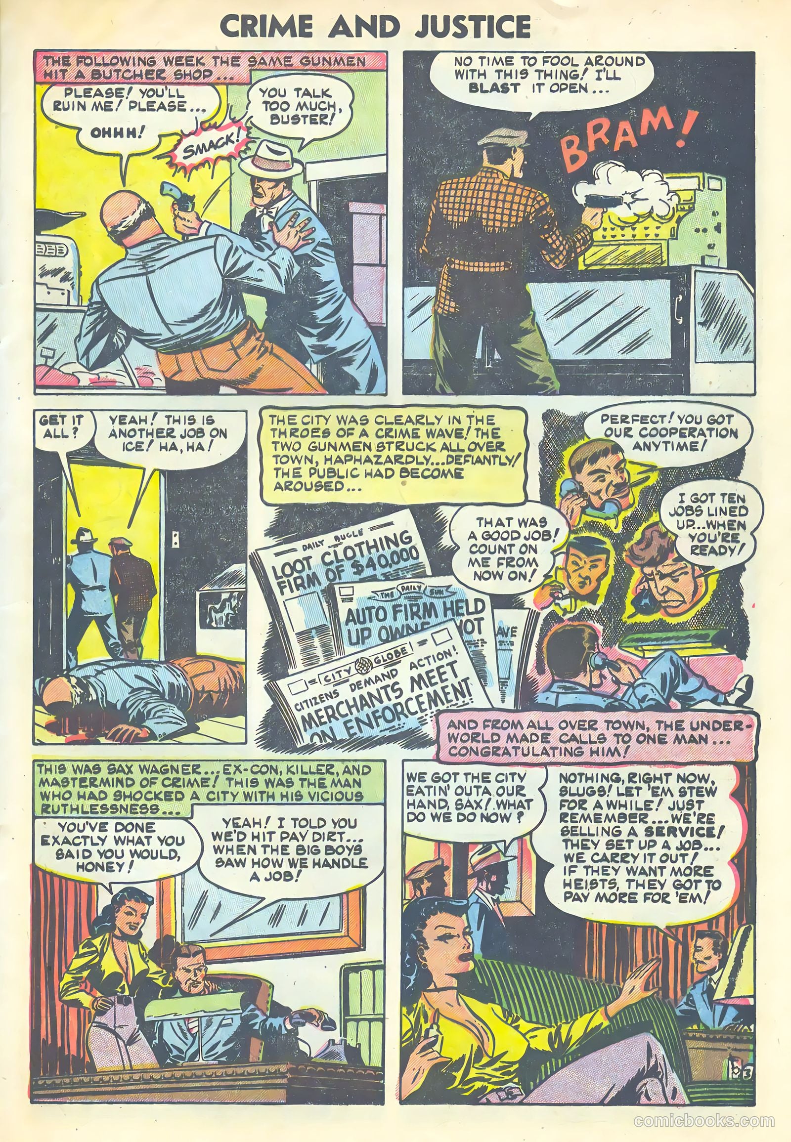 Crime and Justice #18 (1954) — page 5