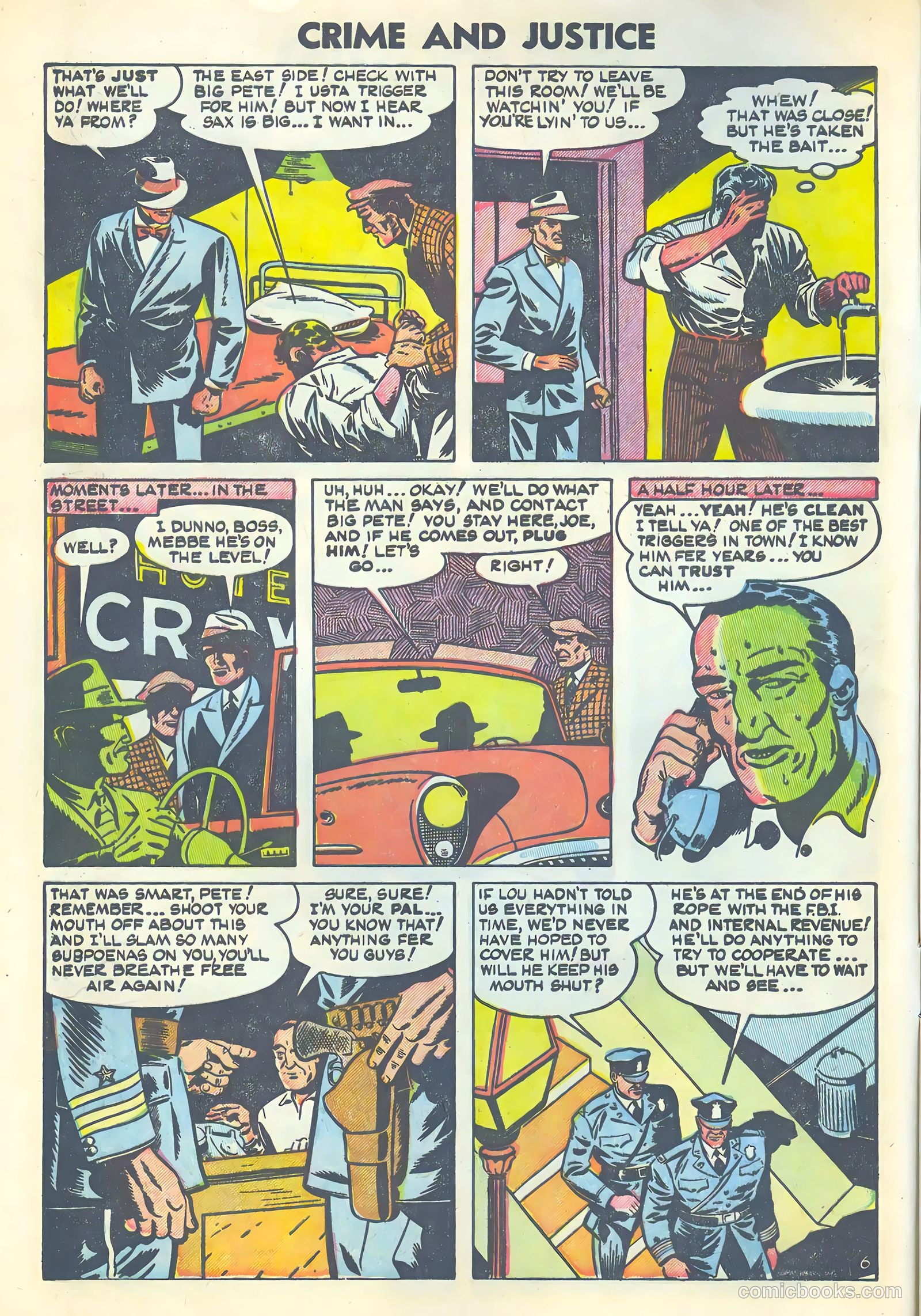 Crime and Justice #18 (1954) — page 8