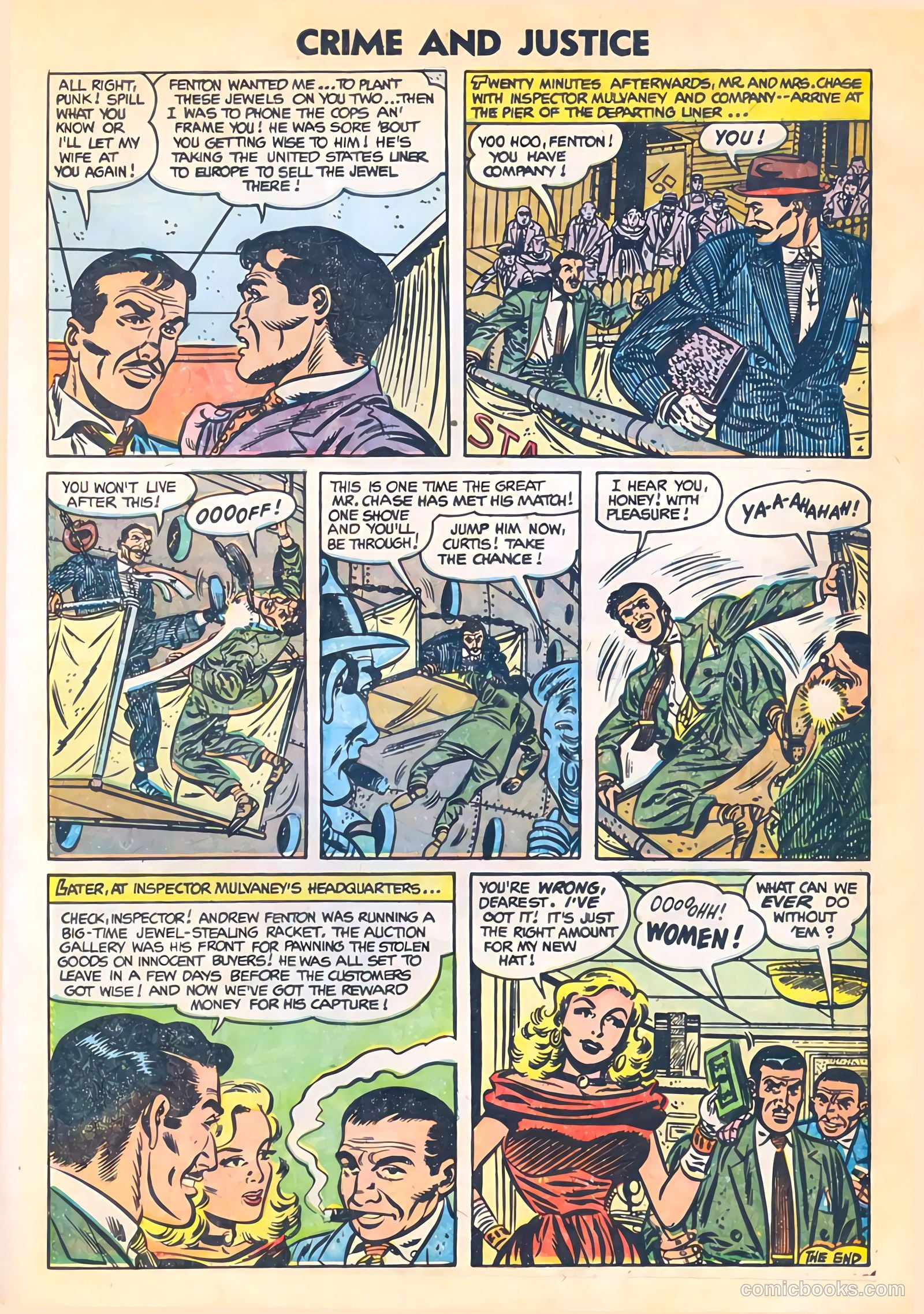 Crime and Justice #19 (1954) — page 9