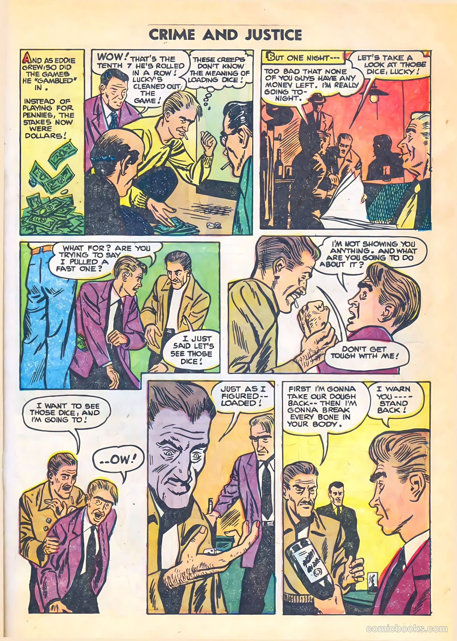 Crime and Justice #19 (1954) — page 21