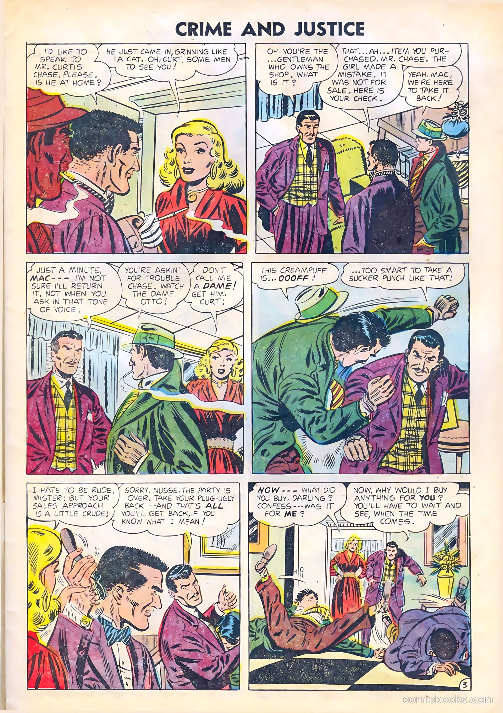 Crime and Justice #20 (1954) — page 5