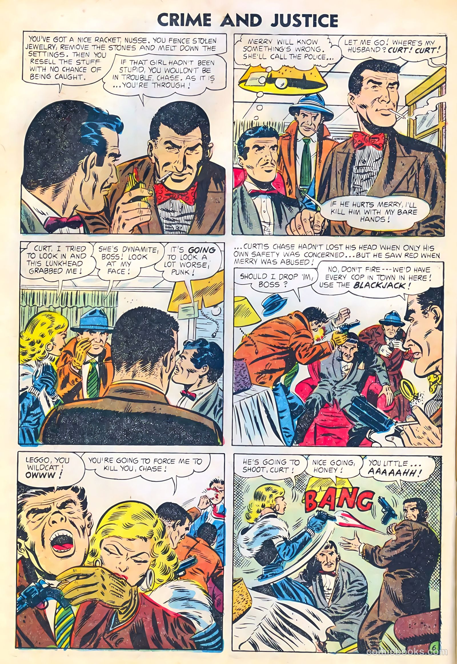 Crime and Justice #20 (1954) — page 8