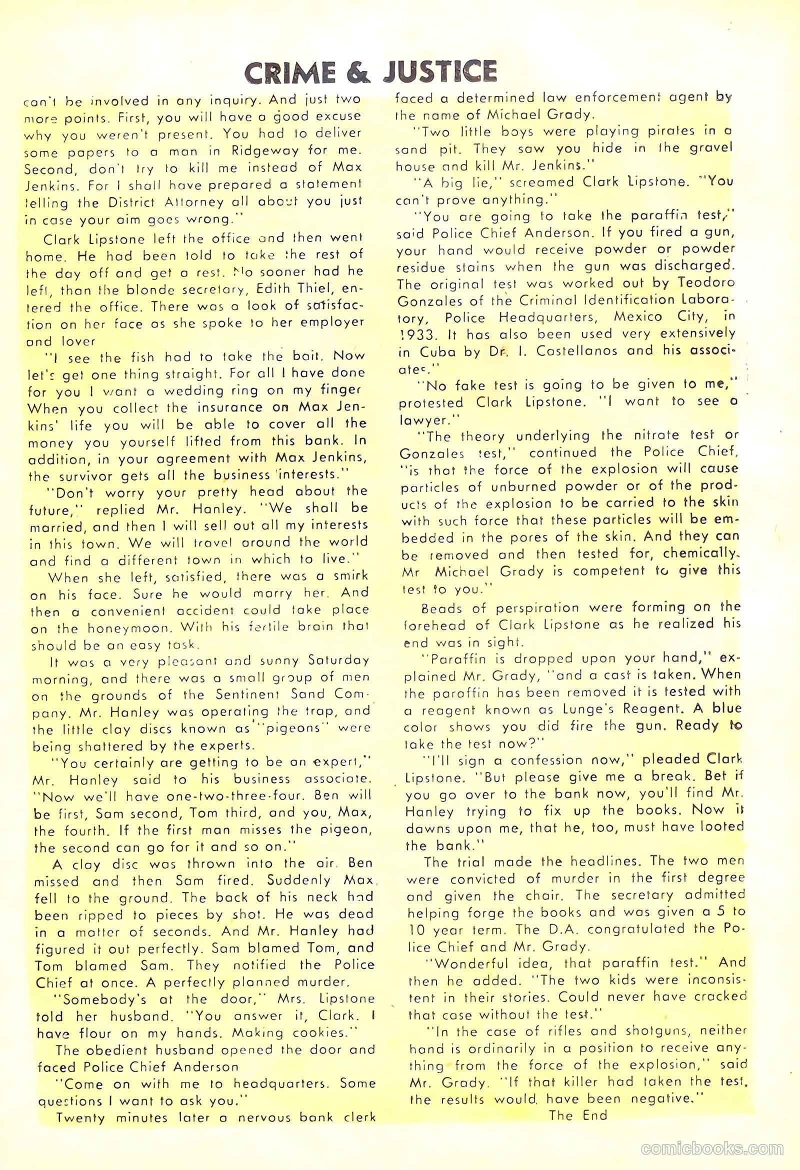 Crime and Justice #20 (1954) — page 21
