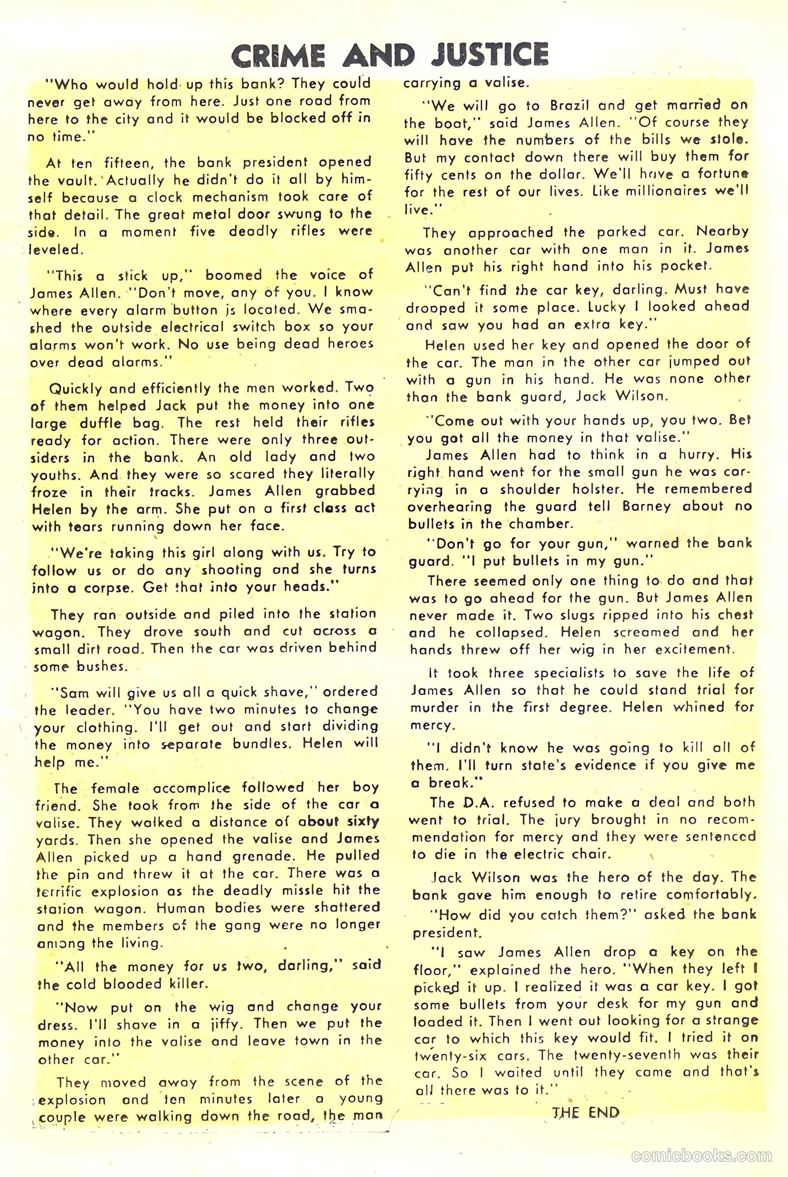 Crime and Justice #21 (1954) — page 18