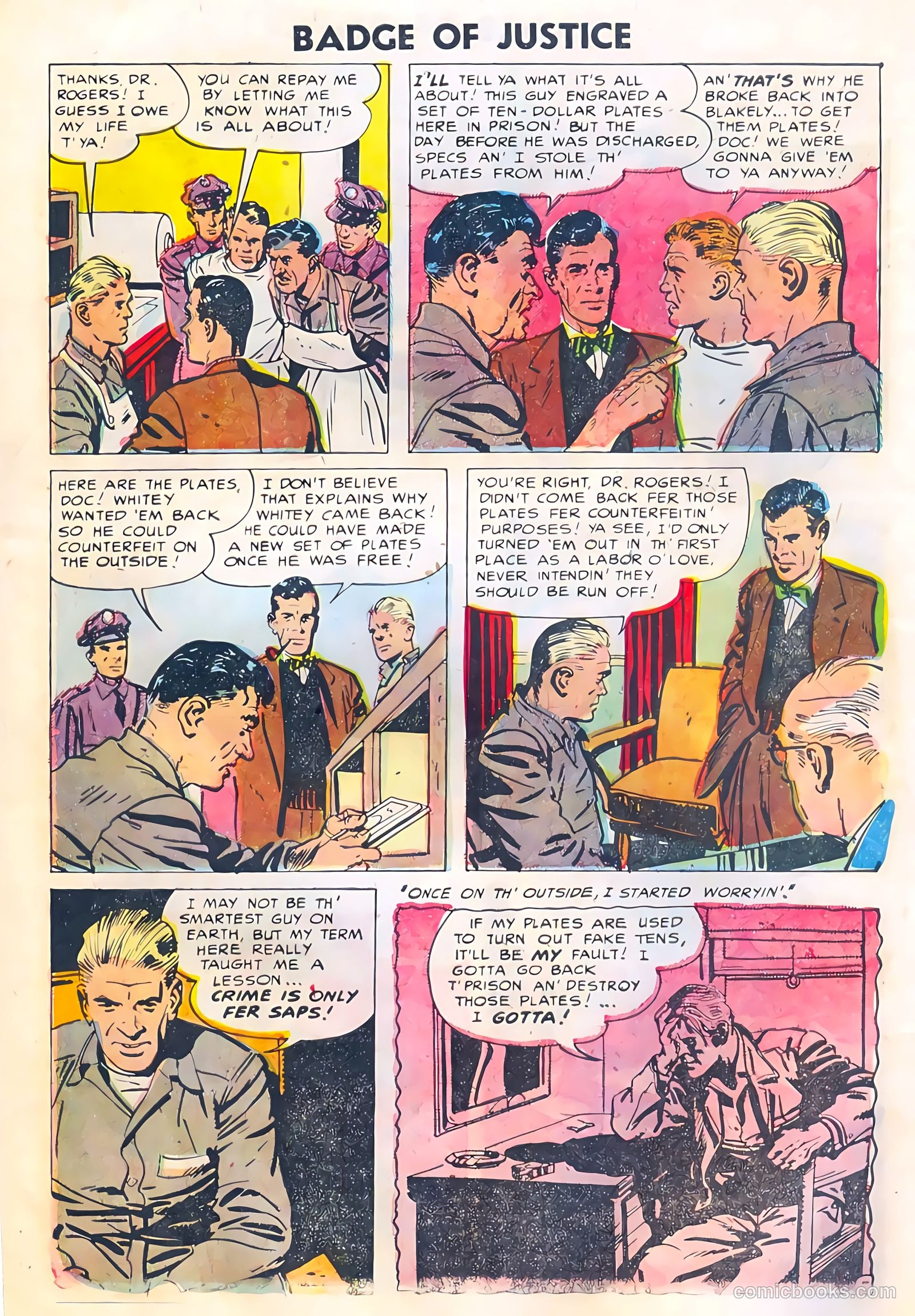 Crime and Justice #23 (1955) — page 8