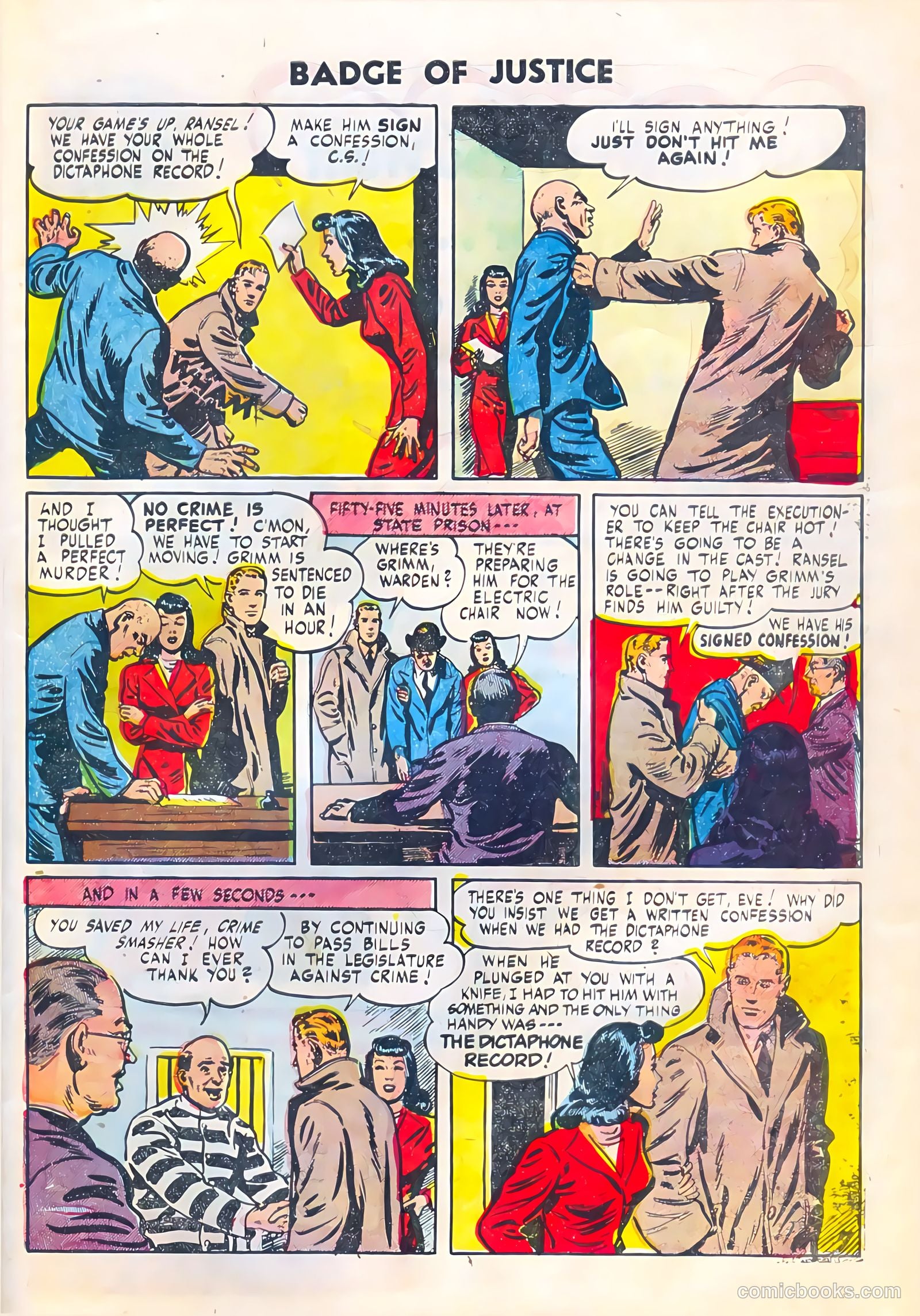 Crime and Justice #23 (1955) — page 33