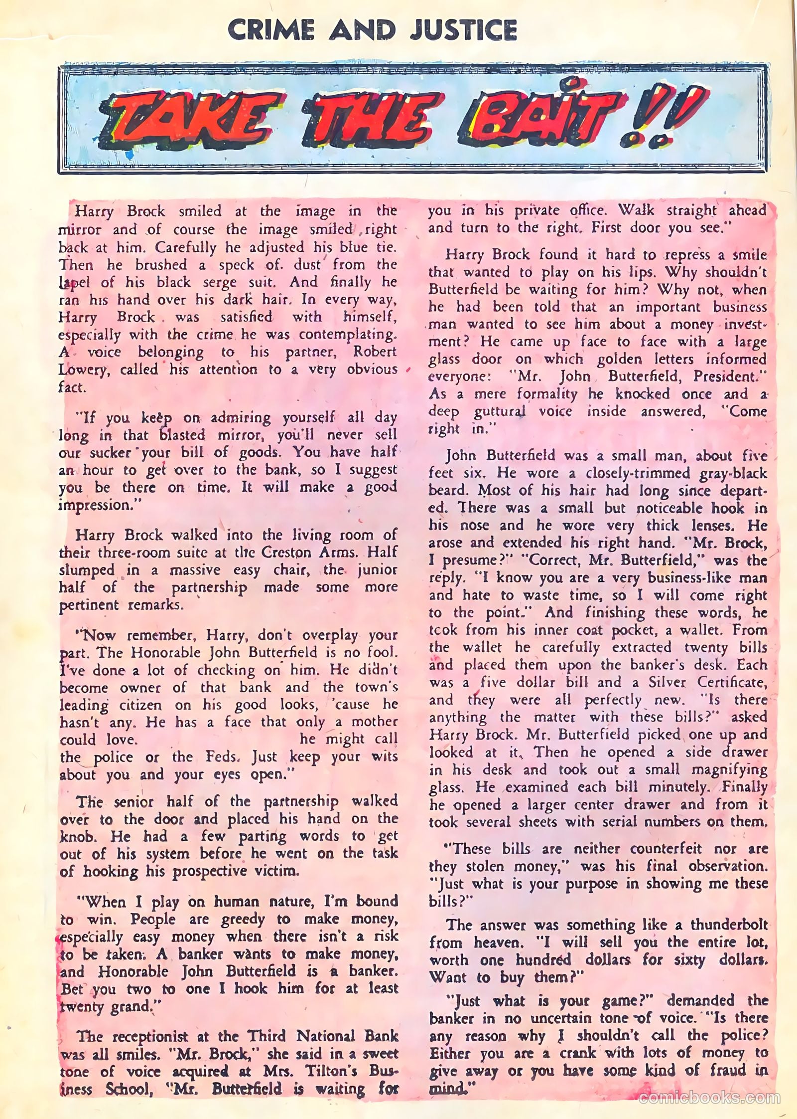 Crime and Justice #26 (1955) — page 16