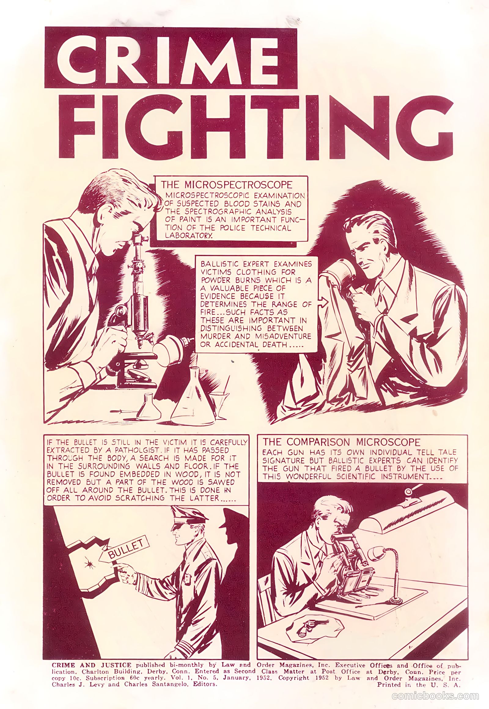 Crime and Justice #5 (1952) — page 2