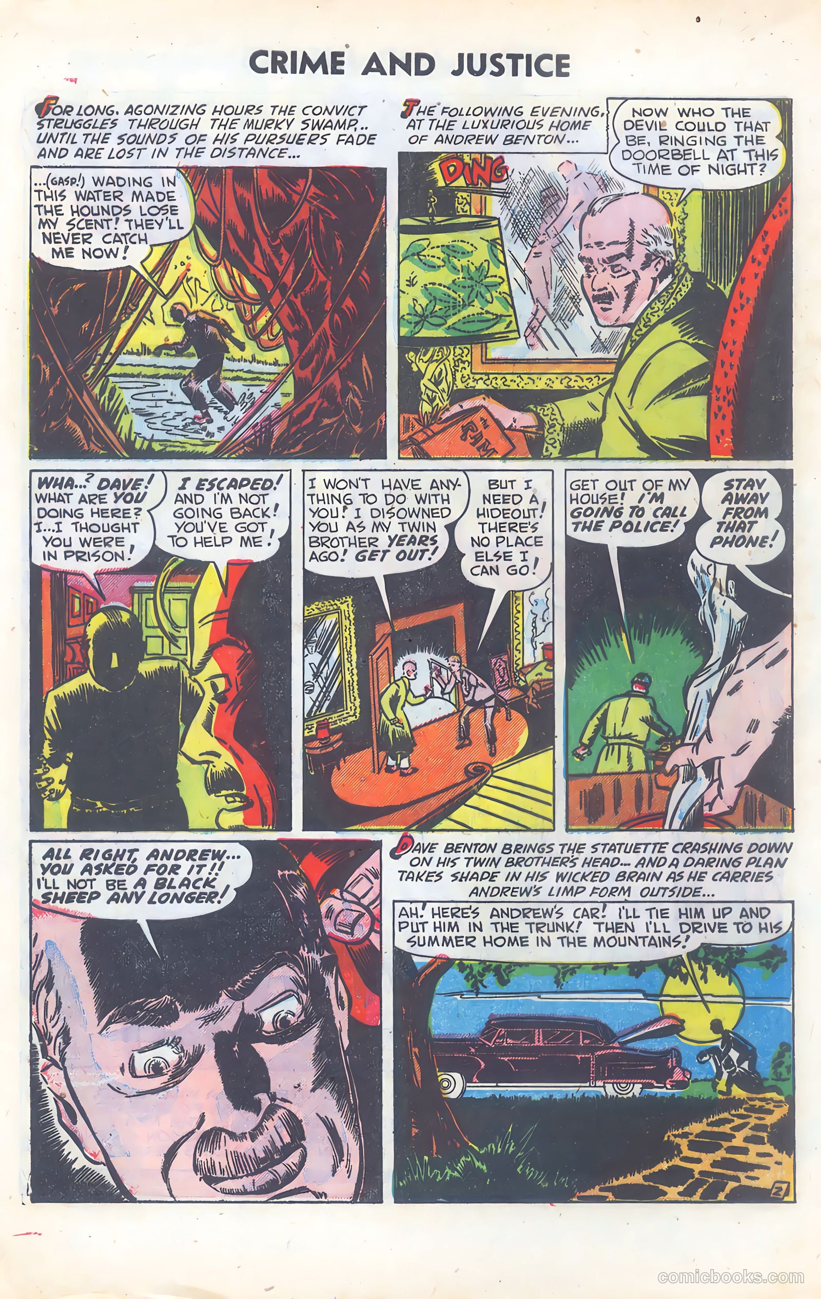Crime and Justice #5 (1952) — page 4