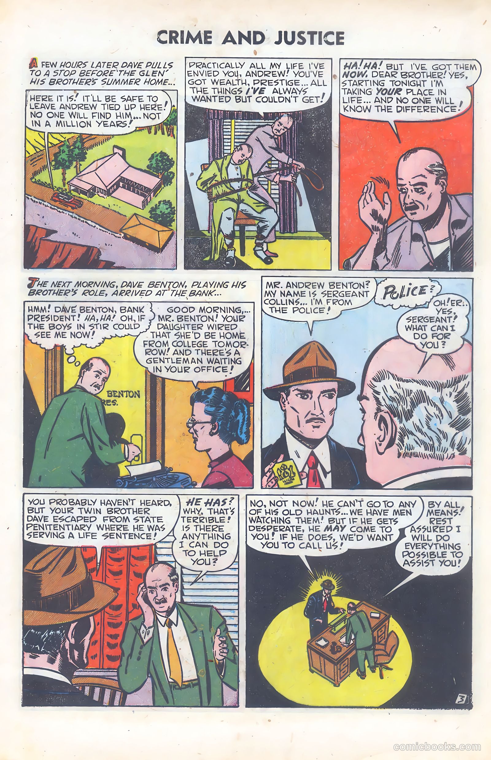 Crime and Justice #5 (1952) — page 5