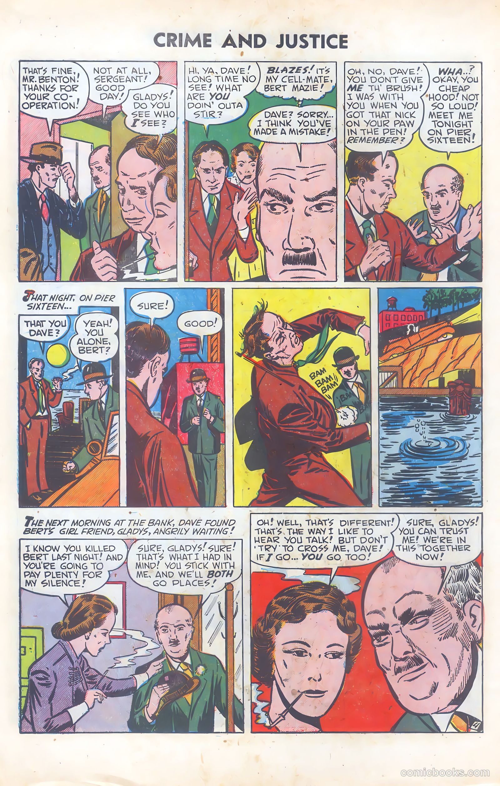 Crime and Justice #5 (1952) — page 6