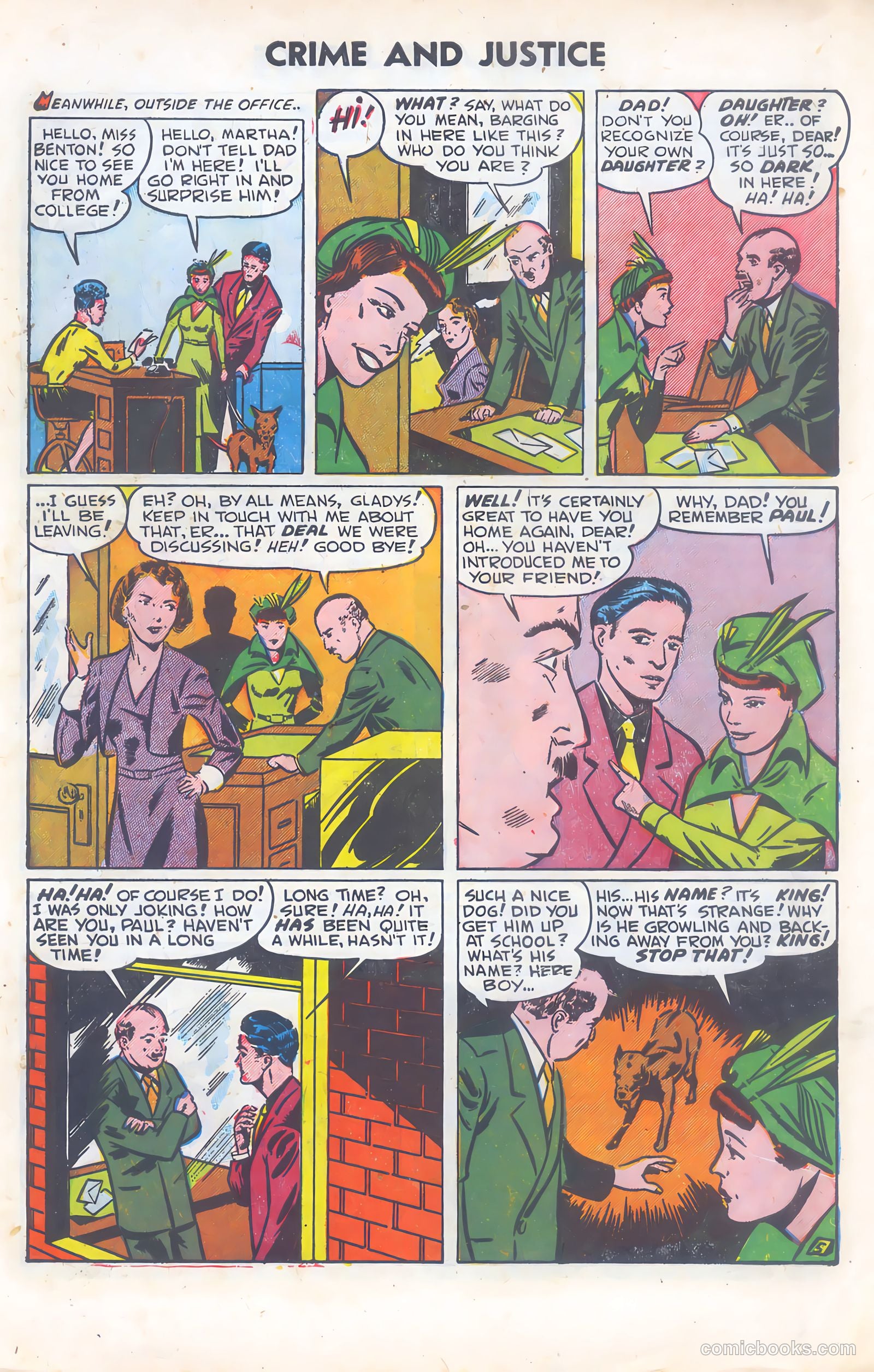 Crime and Justice #5 (1952) — page 7