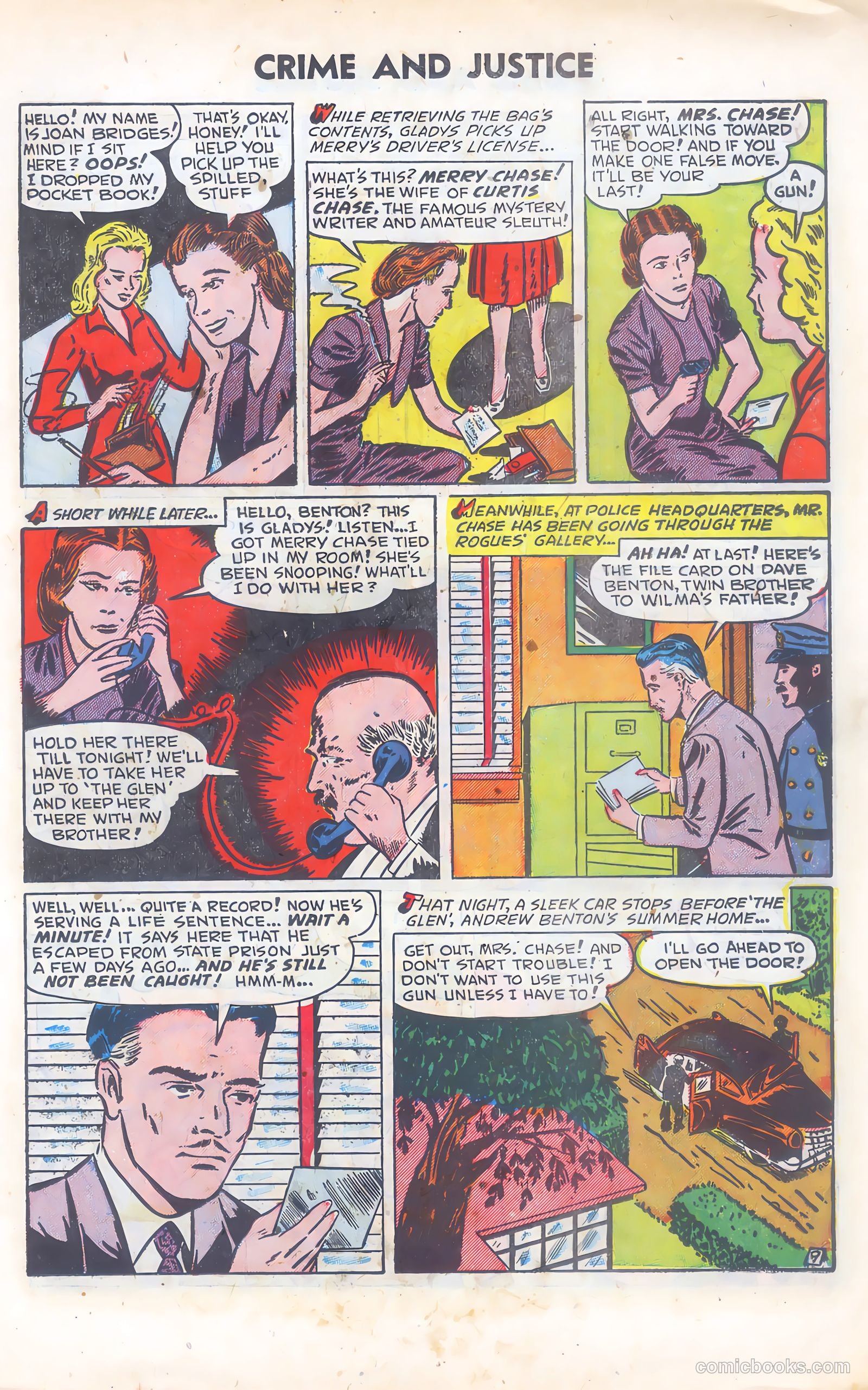 Crime and Justice #5 (1952) — page 11