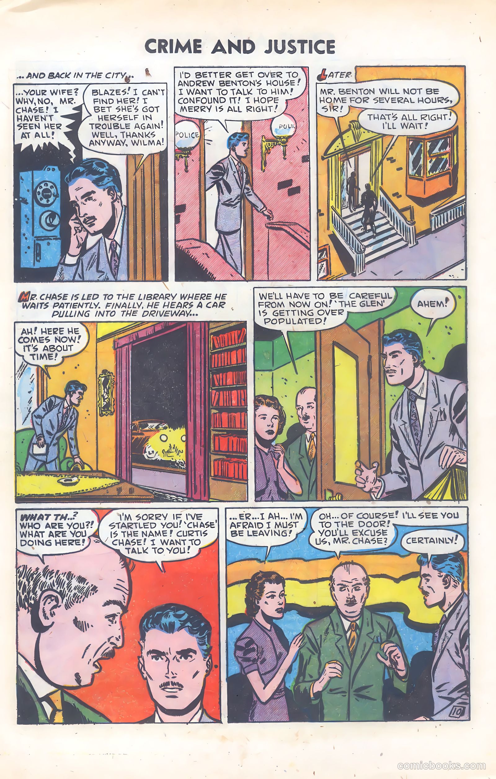 Crime and Justice #5 (1952) — page 12