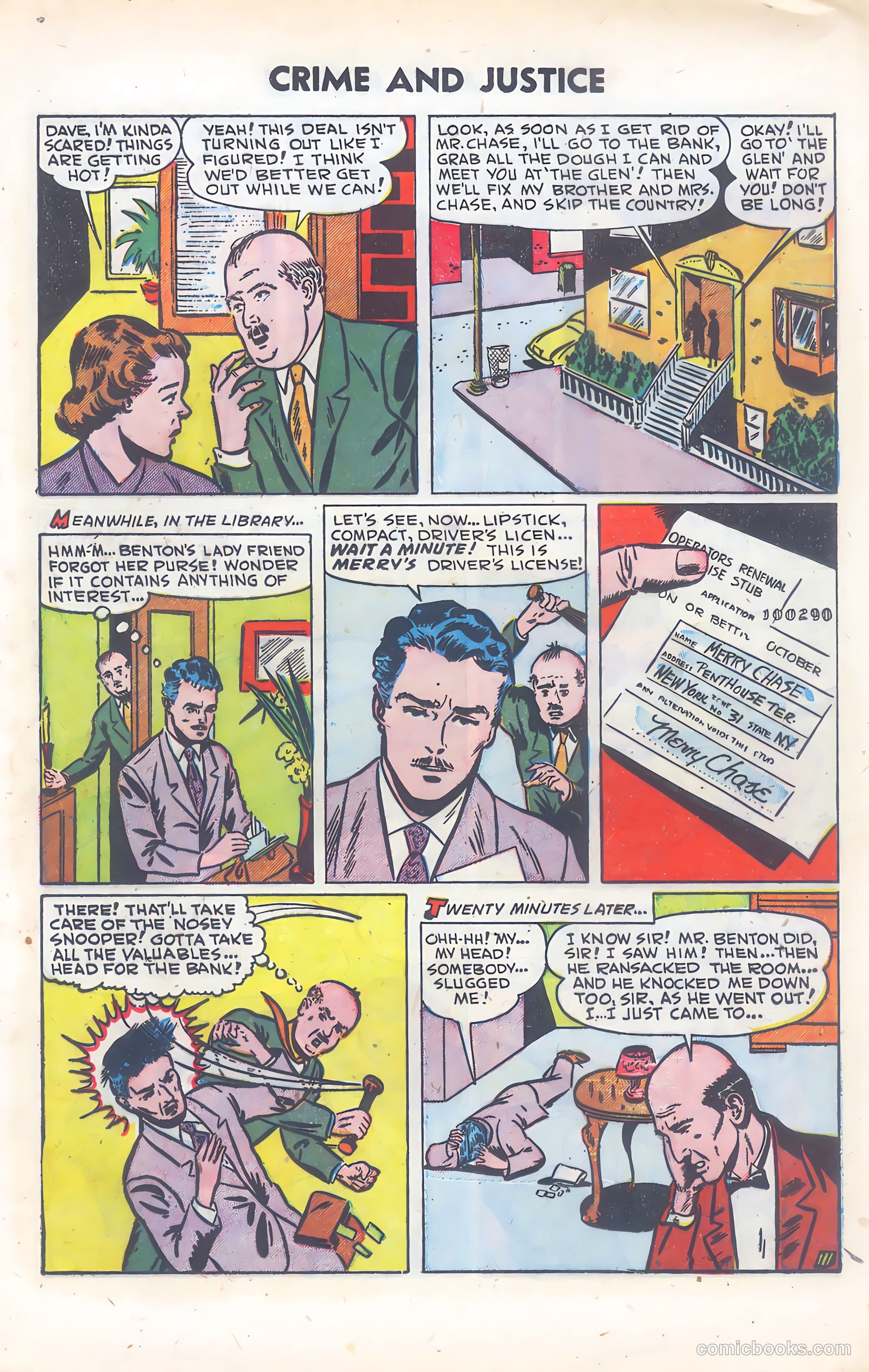 Crime and Justice #5 (1952) — page 13