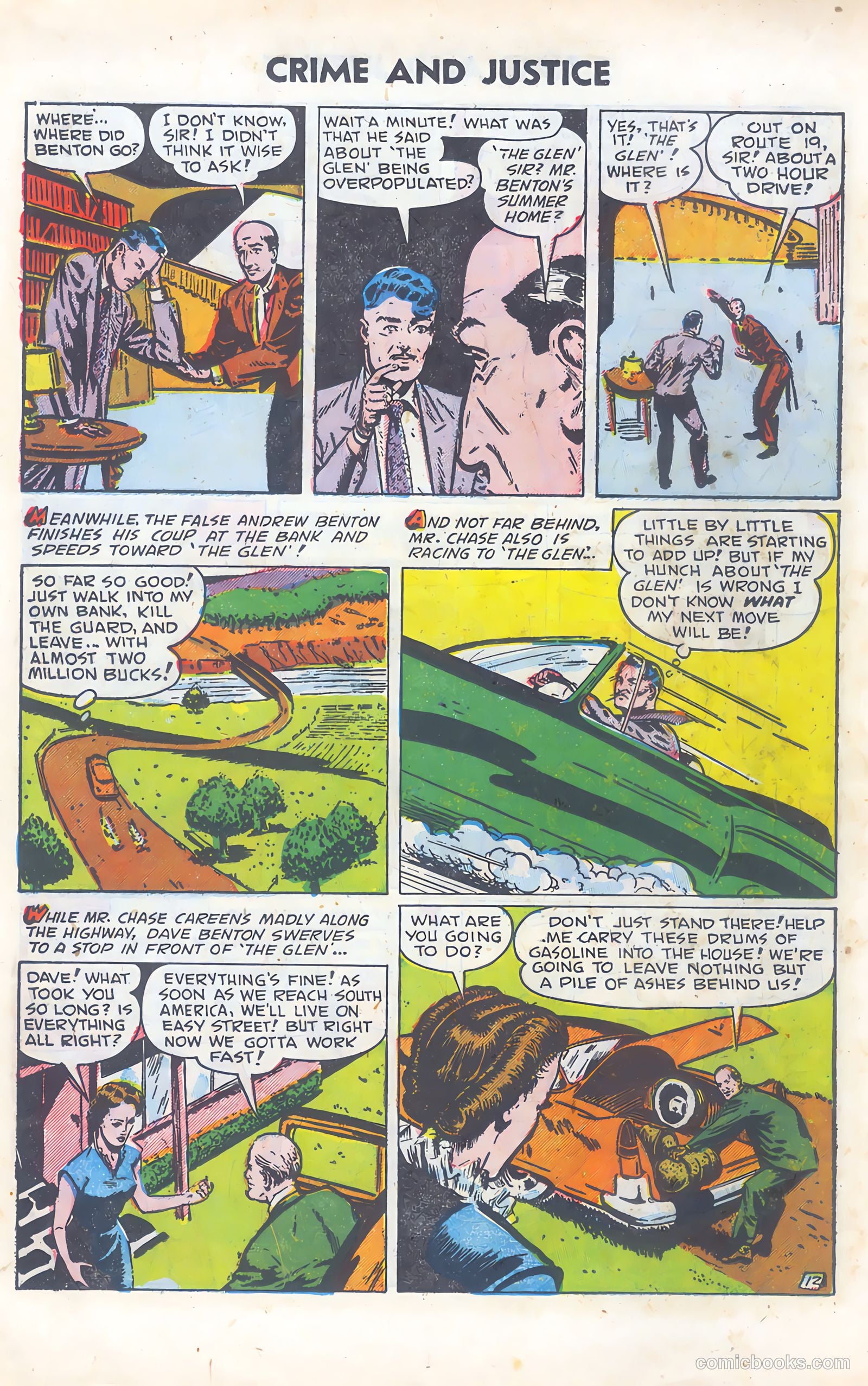 Crime and Justice #5 (1952) — page 14