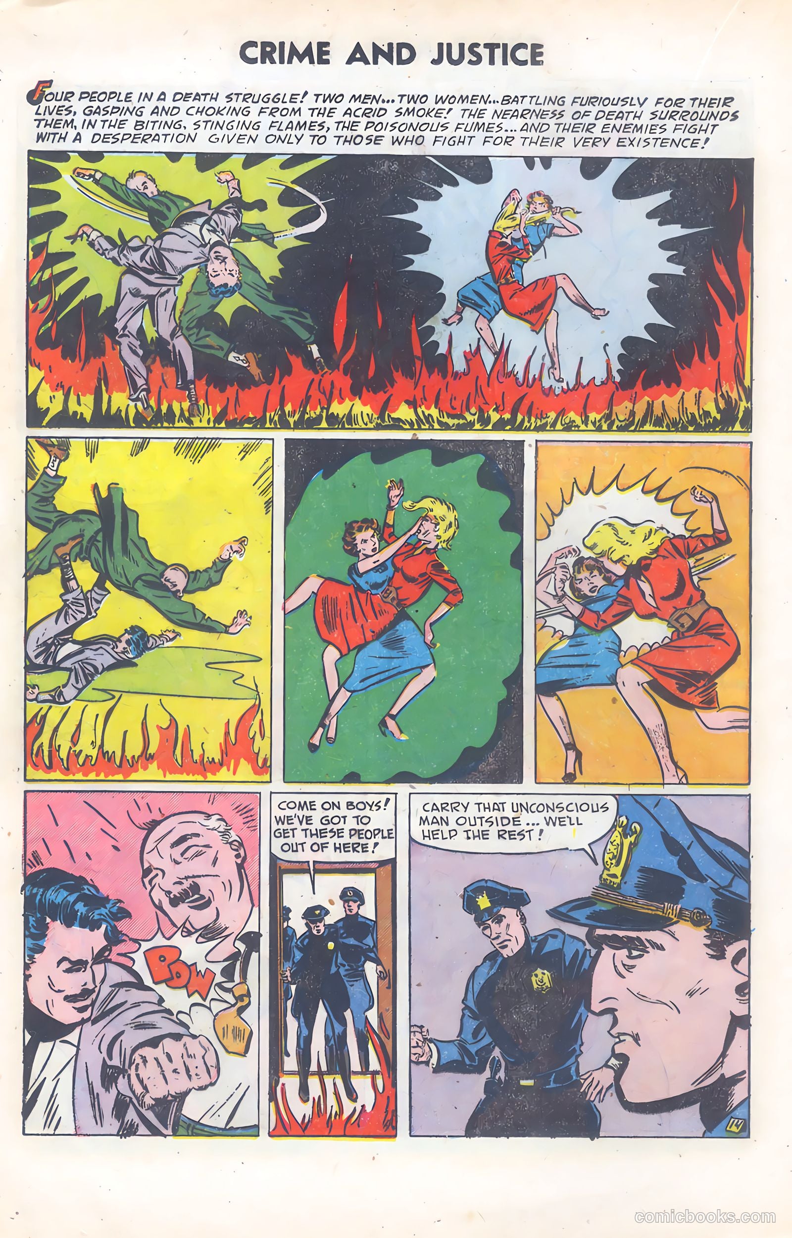 Crime and Justice #5 (1952) — page 16