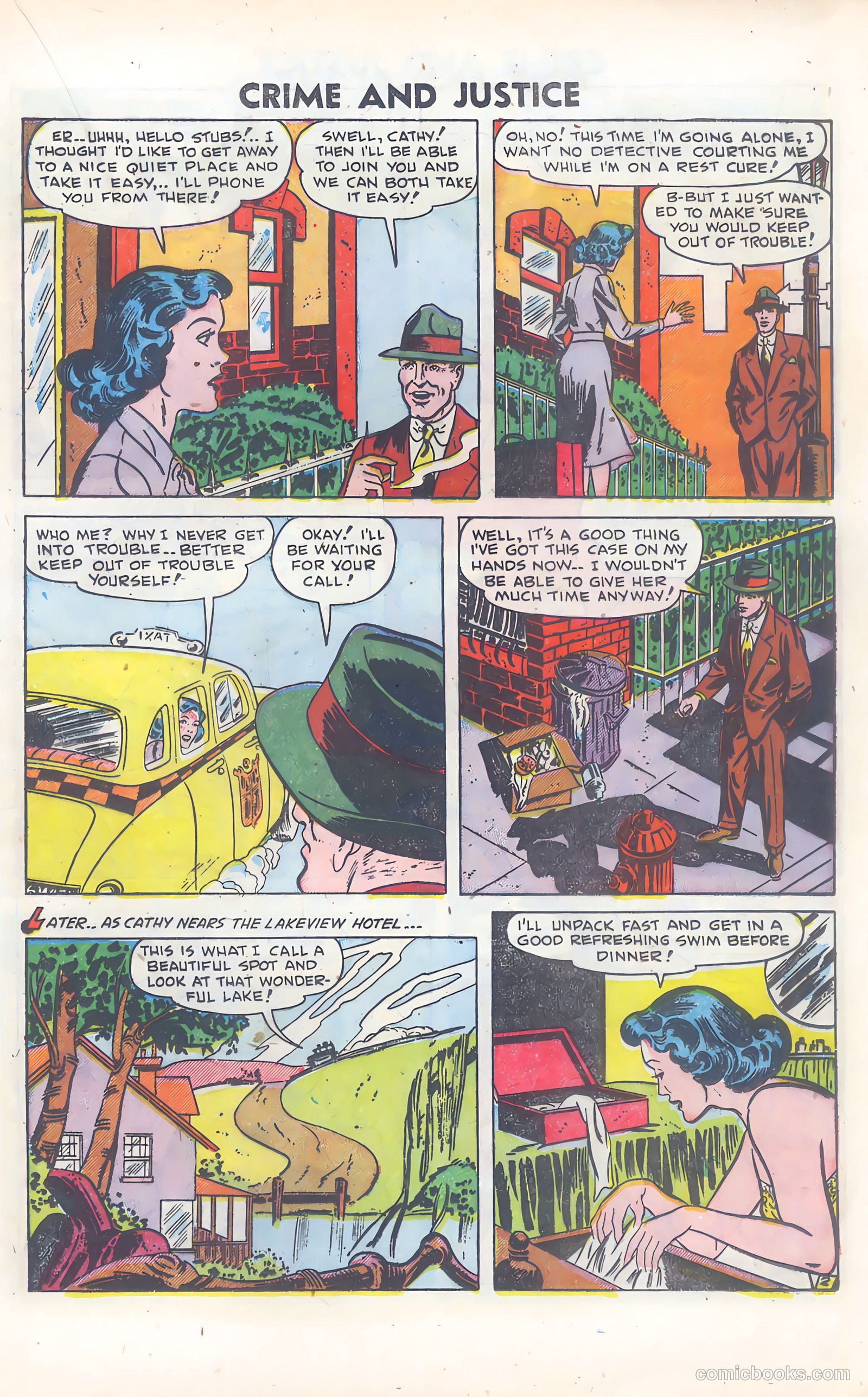 Crime and Justice #5 (1952) — page 21