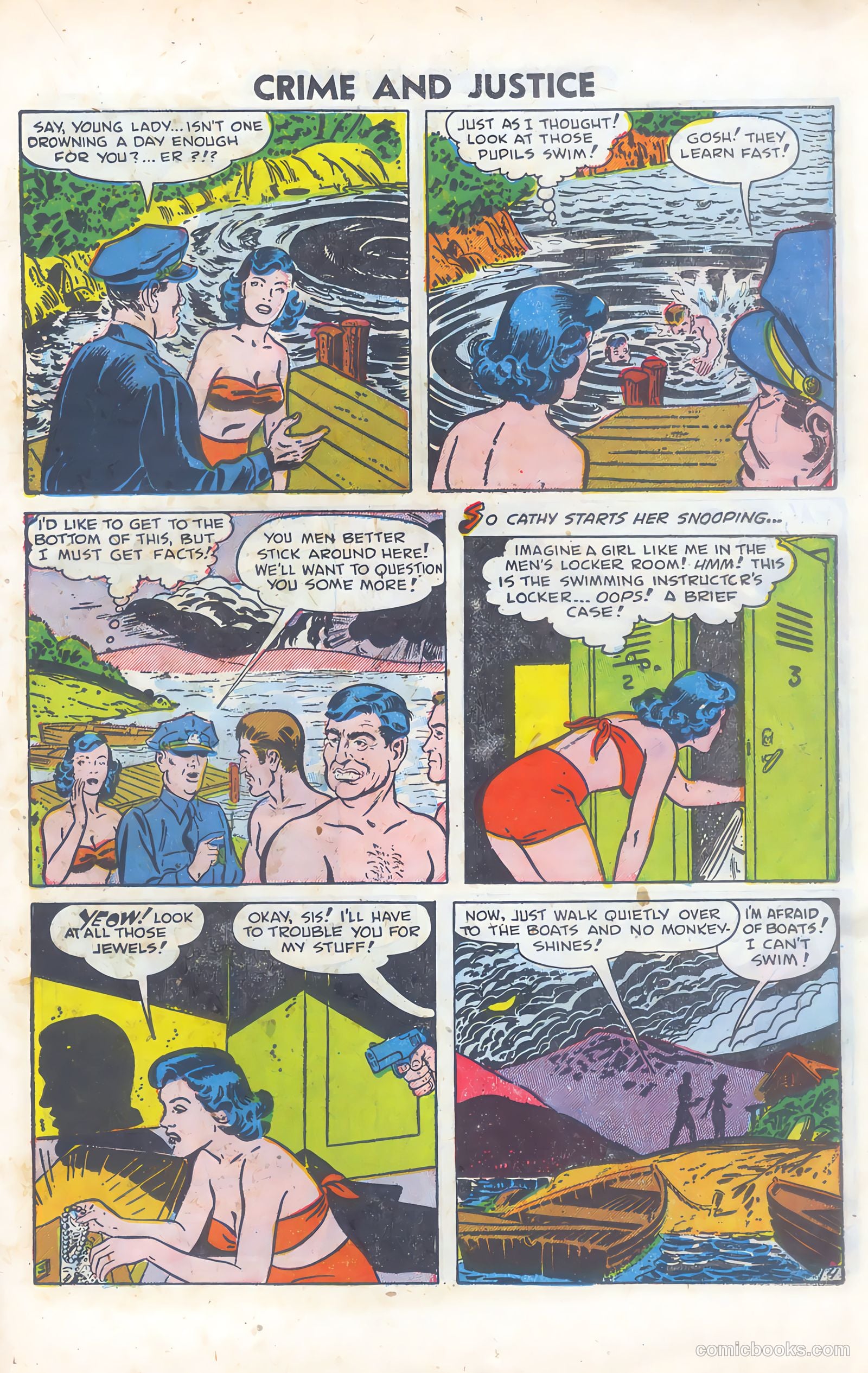 Crime and Justice #5 (1952) — page 23