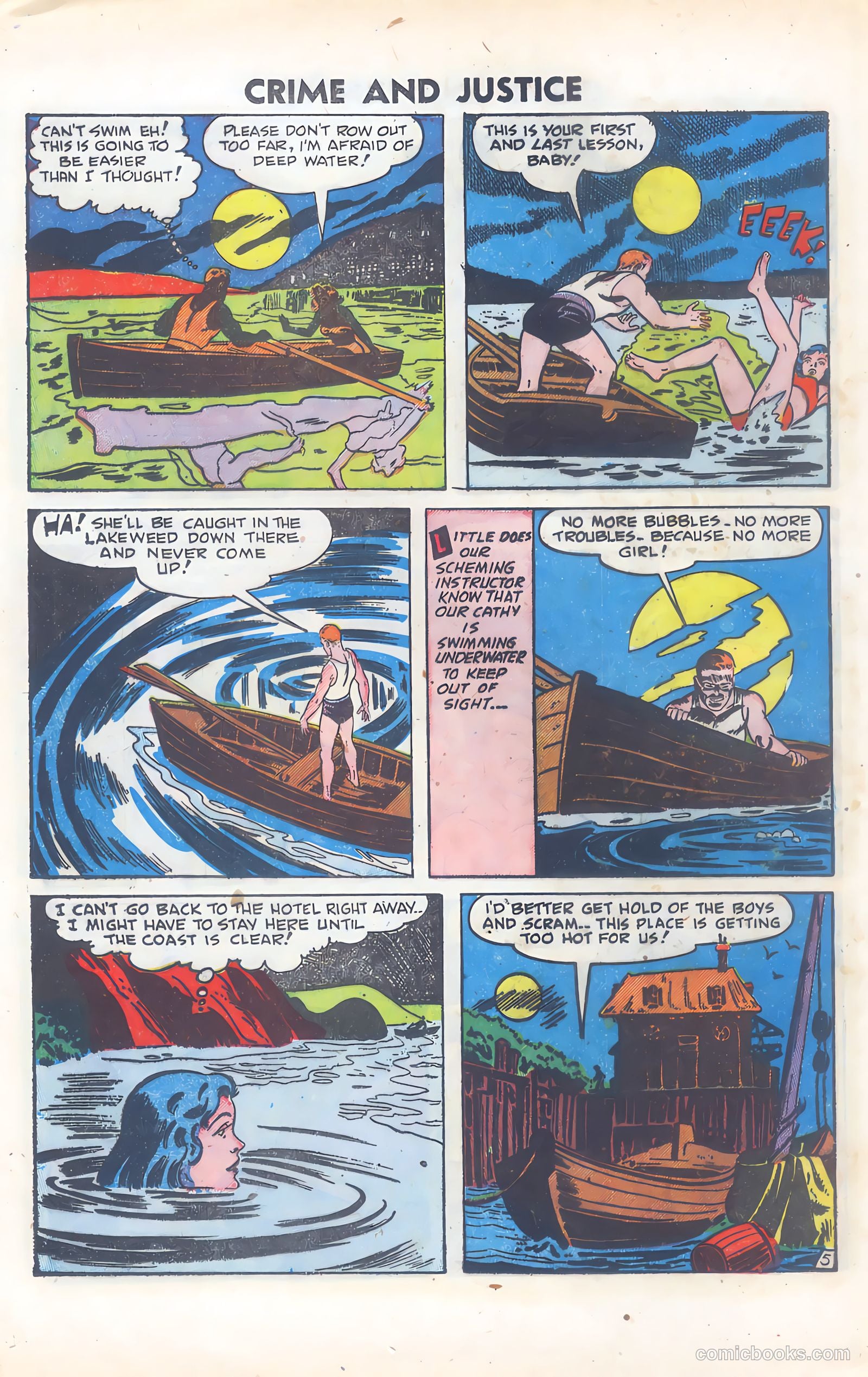 Crime and Justice #5 (1952) — page 24