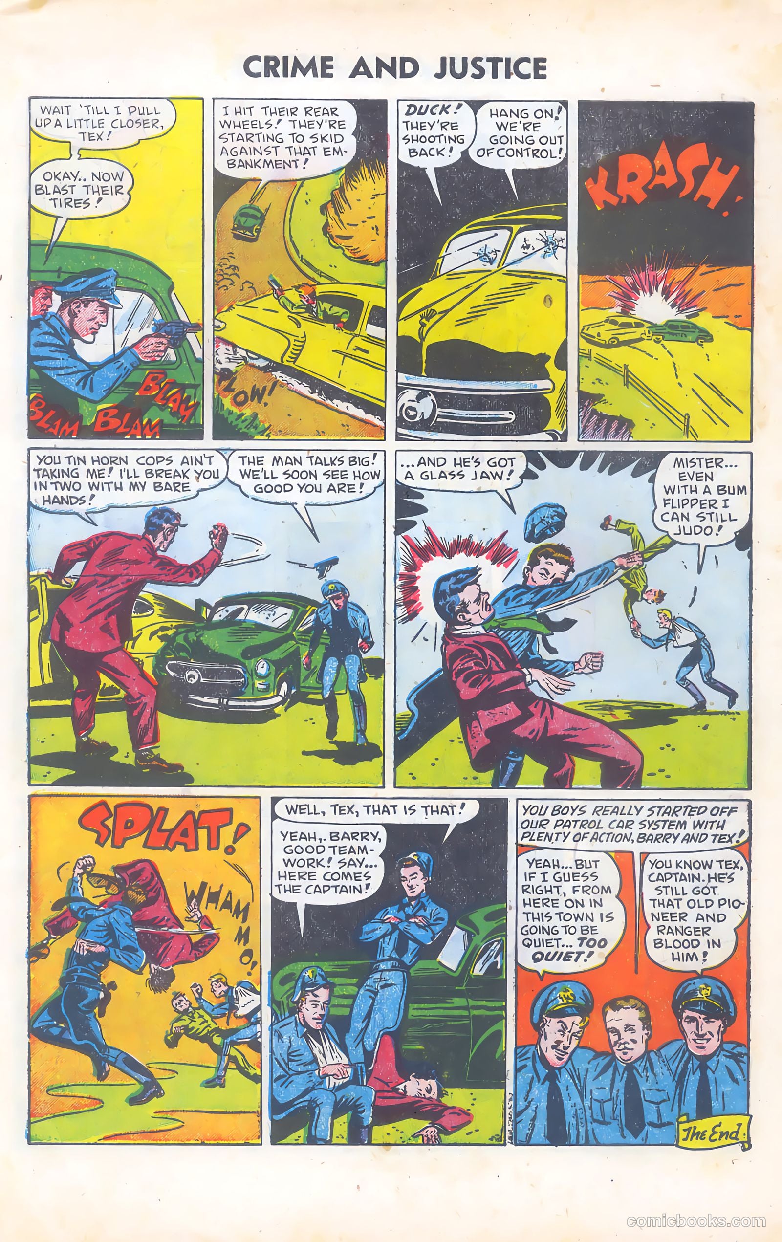 Crime and Justice #5 (1952) — page 34