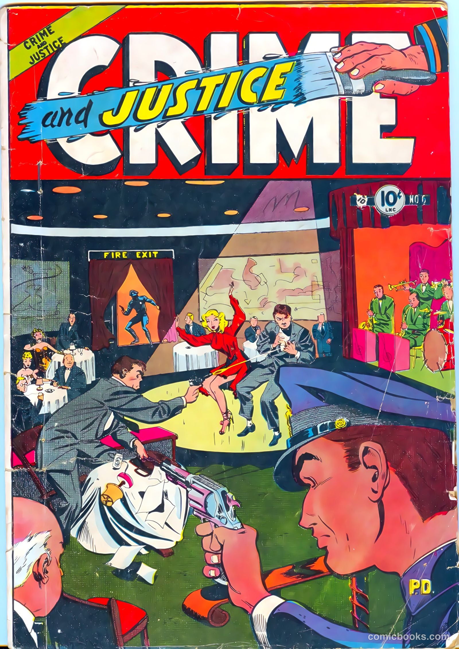 Crime and Justice #6 (1952) — page 1