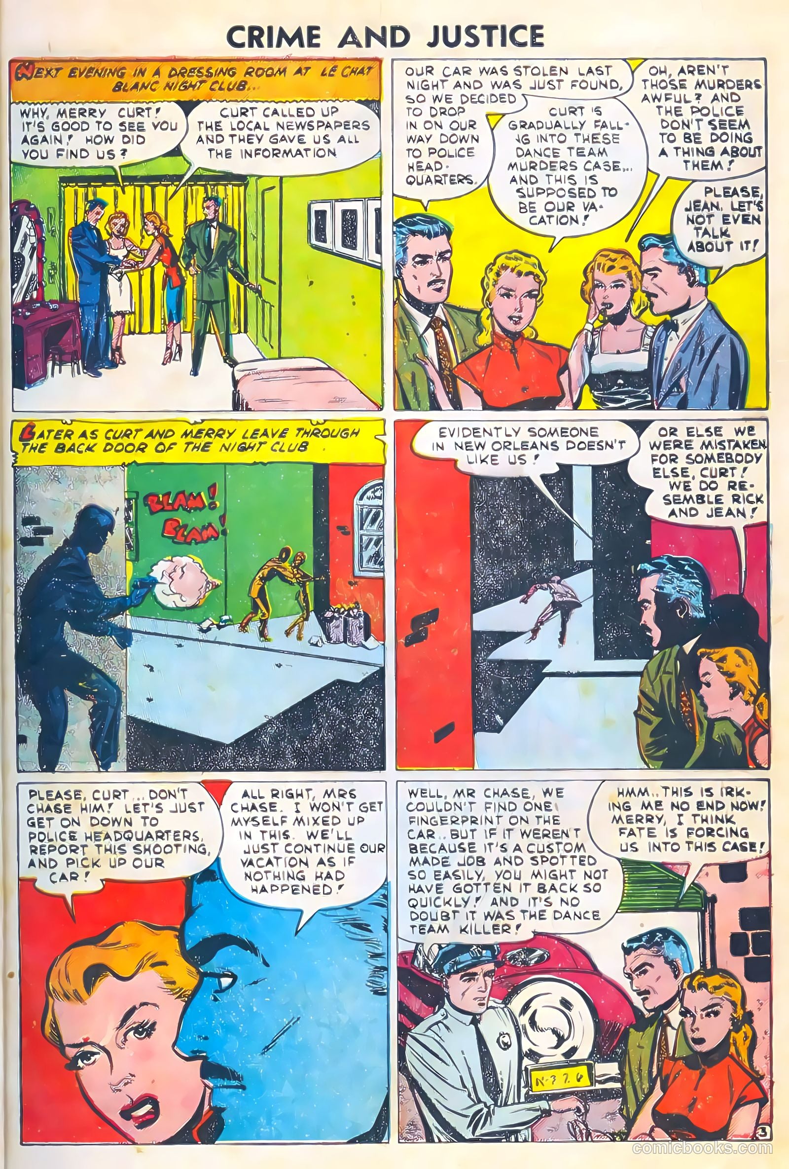 Crime and Justice #6 (1952) — page 5