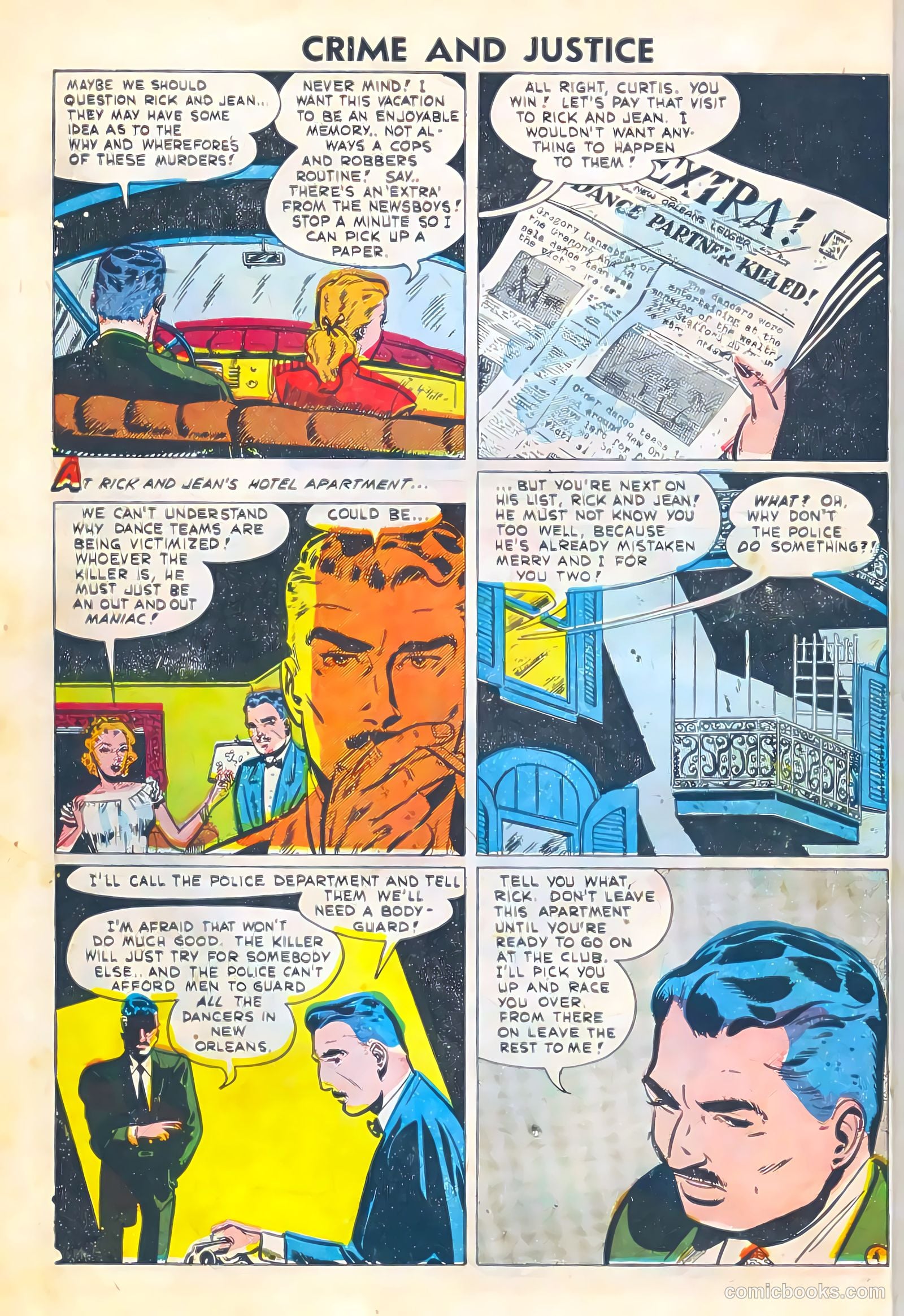 Crime and Justice #6 (1952) — page 6