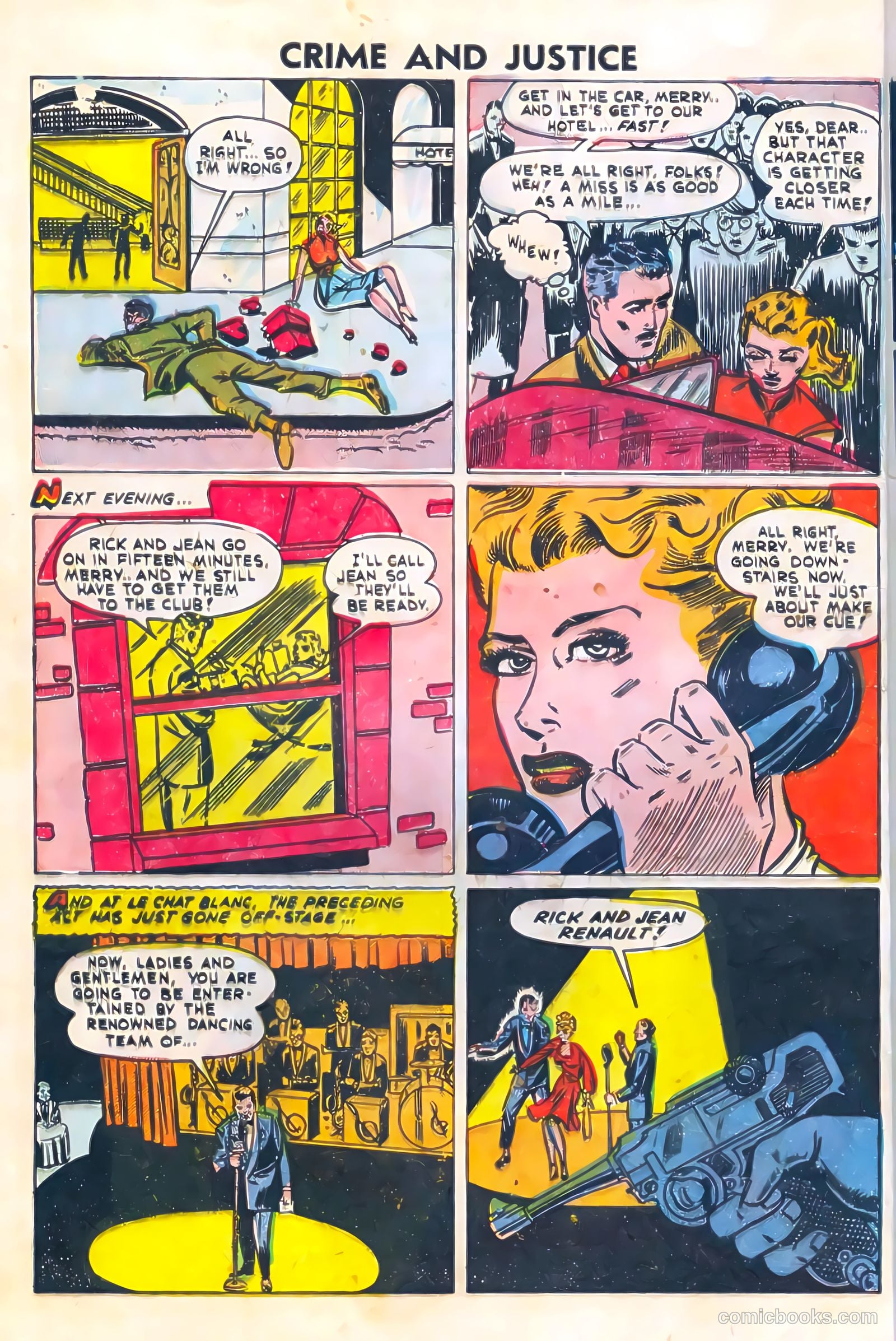 Crime and Justice #6 (1952) — page 8