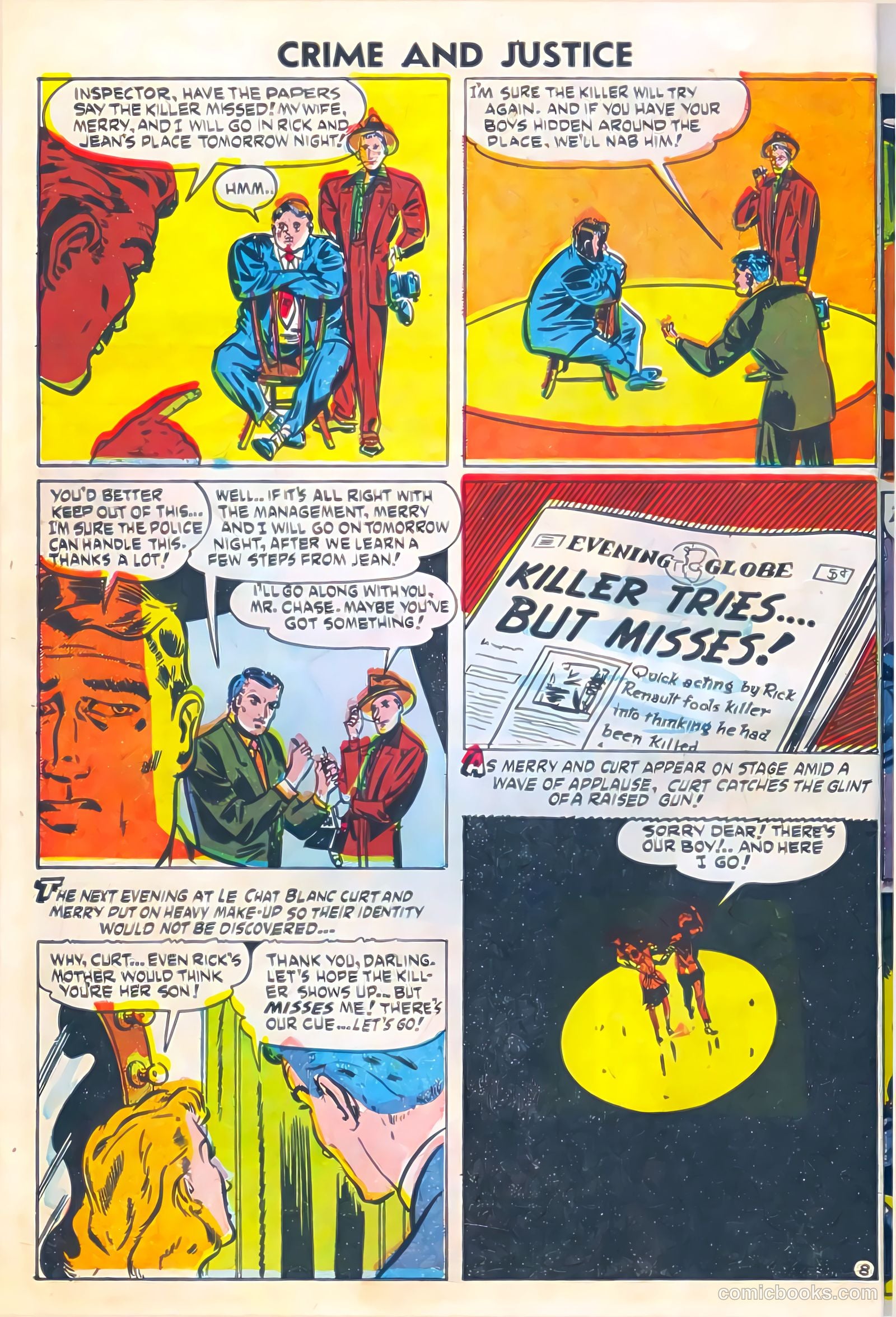 Crime and Justice #6 (1952) — page 10