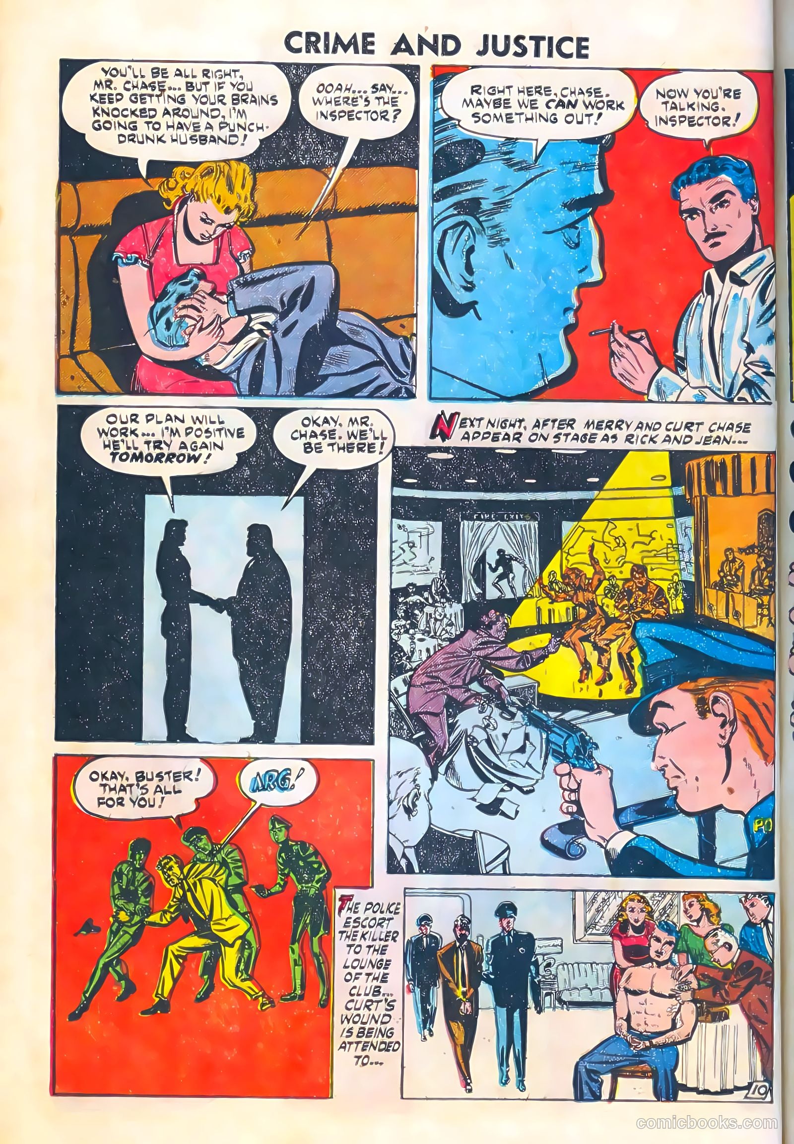 Crime and Justice #6 (1952) — page 12