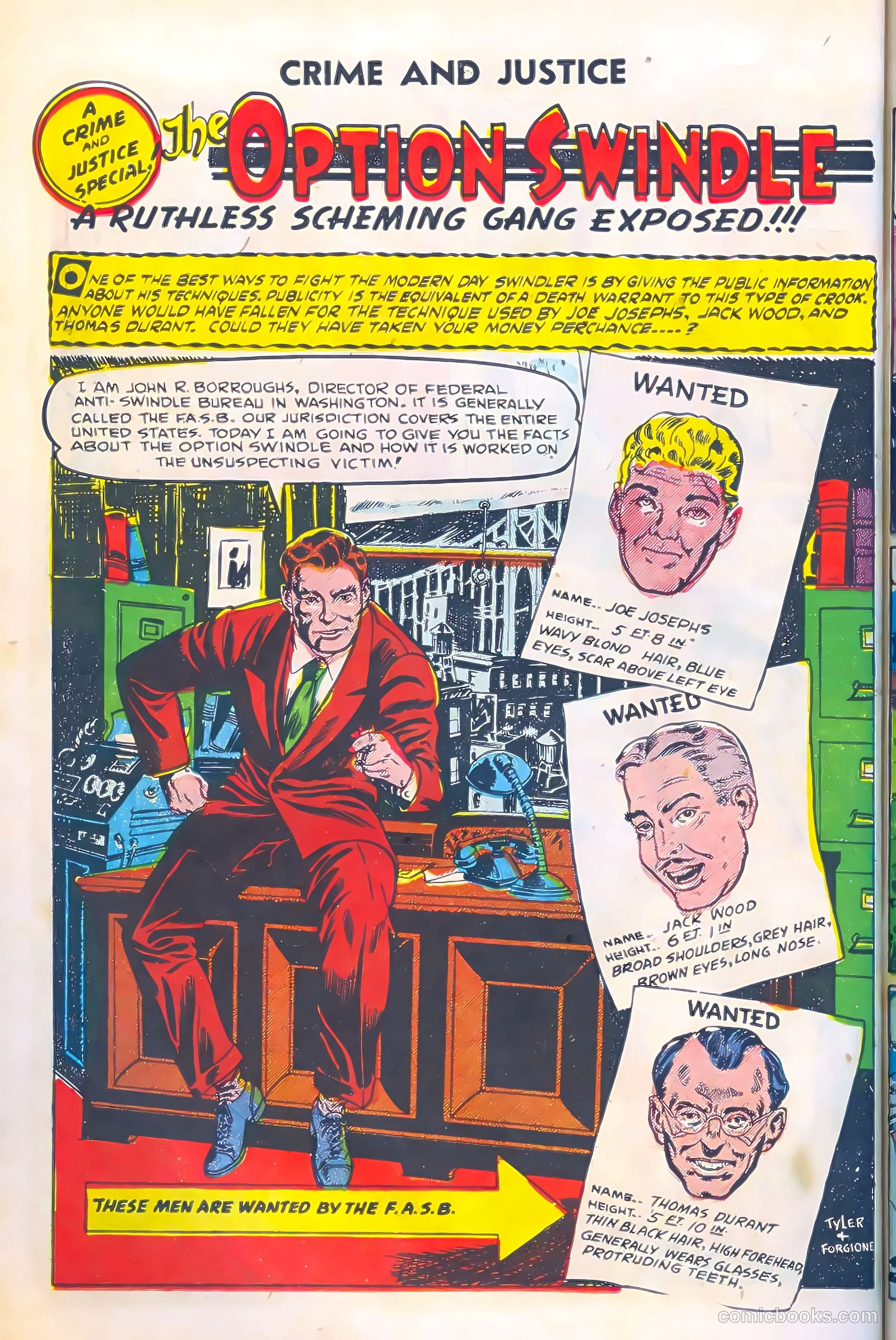 Crime and Justice #6 (1952) — page 14