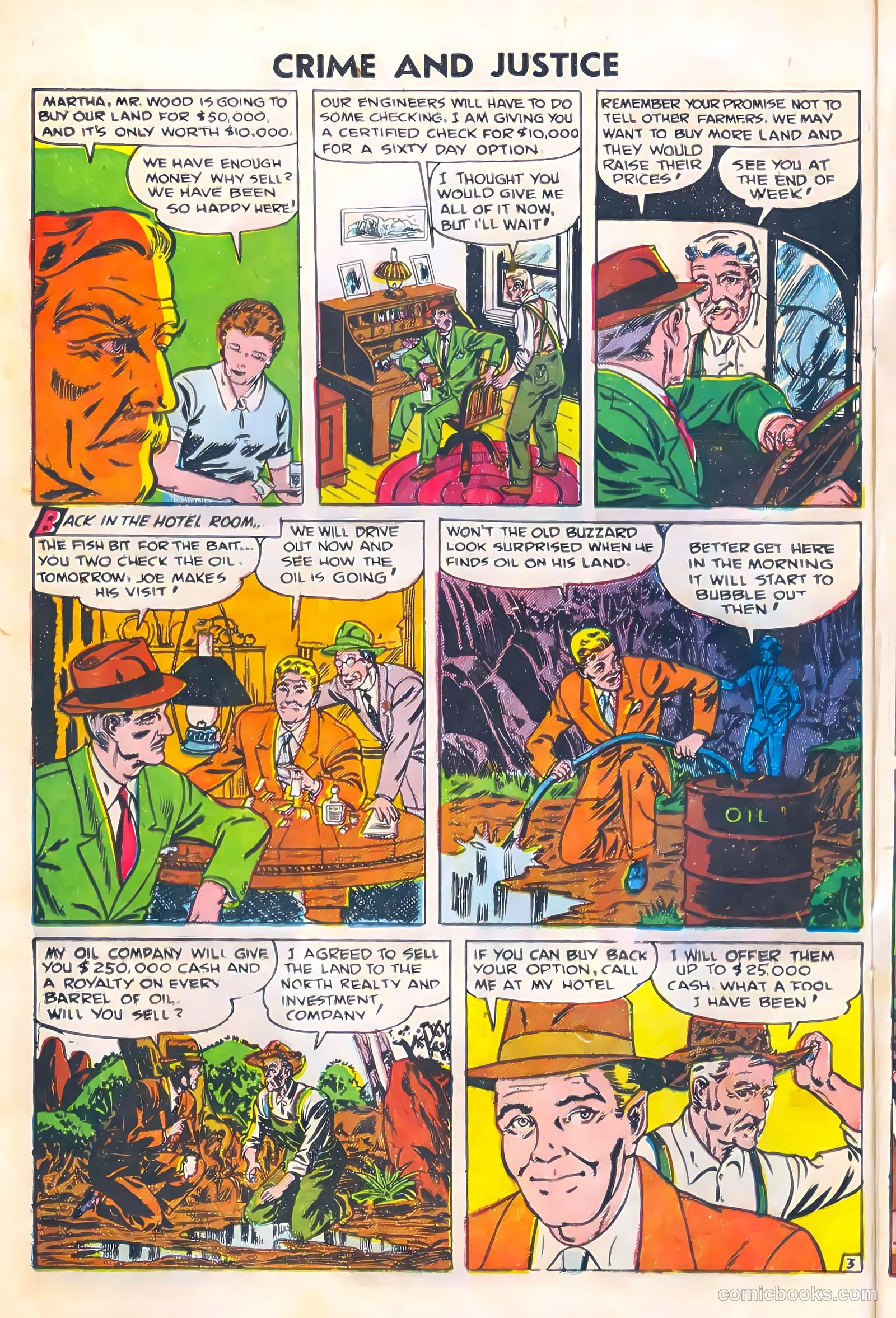 Crime and Justice #6 (1952) — page 16